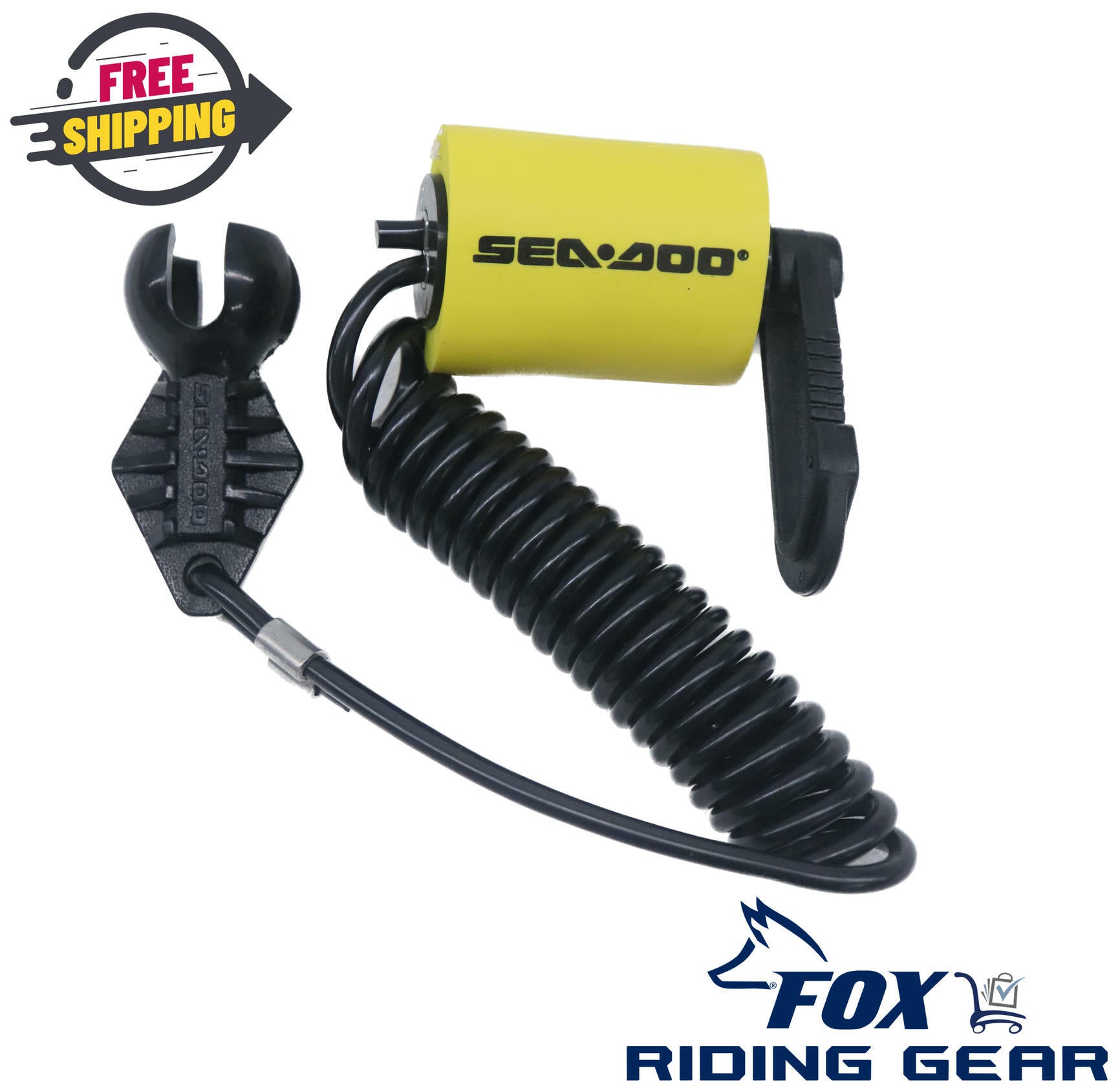 OPEN BOX - OEM Sea-Doo Clip & Key Cord Safety Lanyard - 278003410