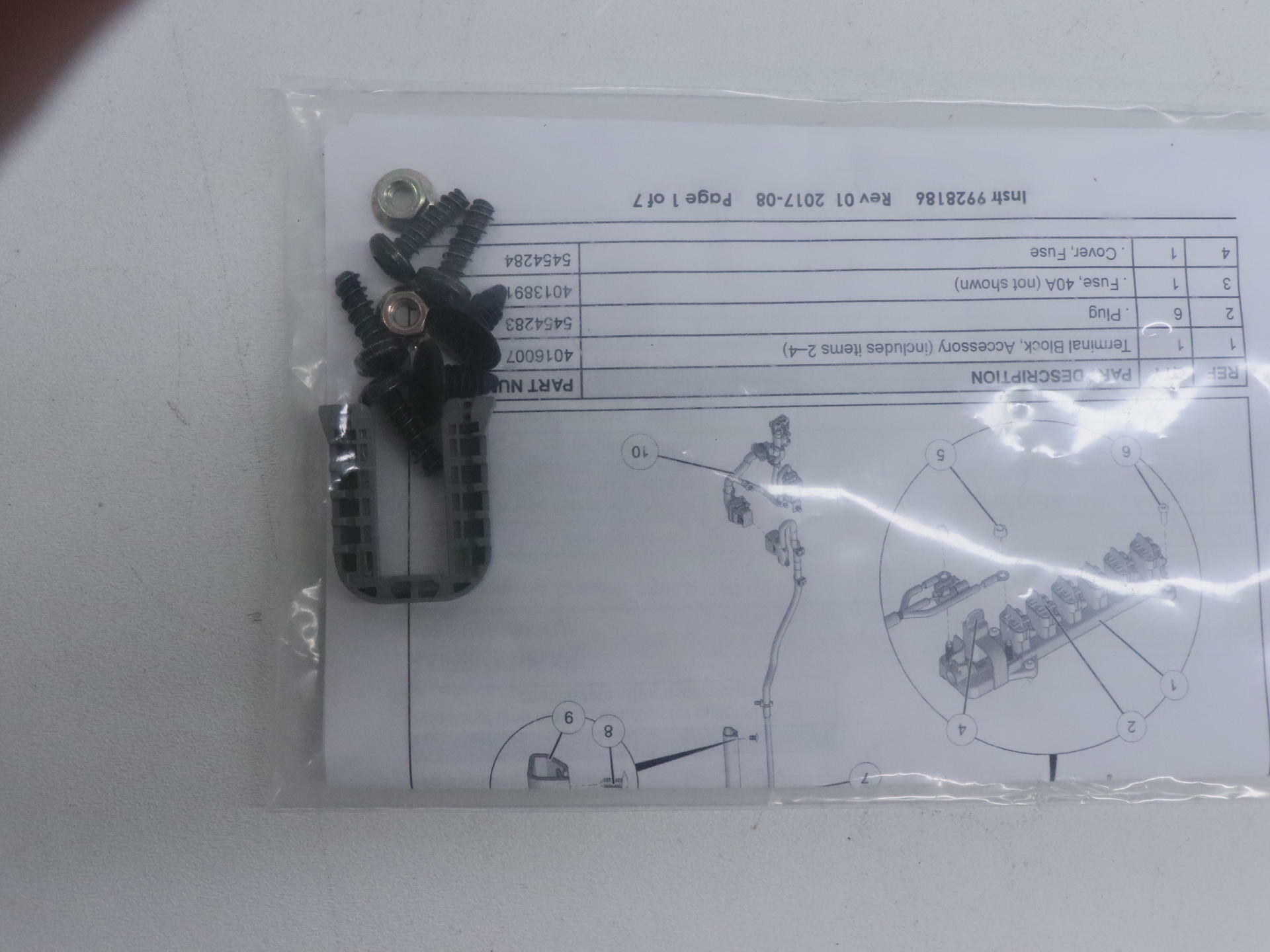 OPEN BOX - OEM Polaris Pulse Roof Buspar w/Hardware - Ranger XP - 2882904