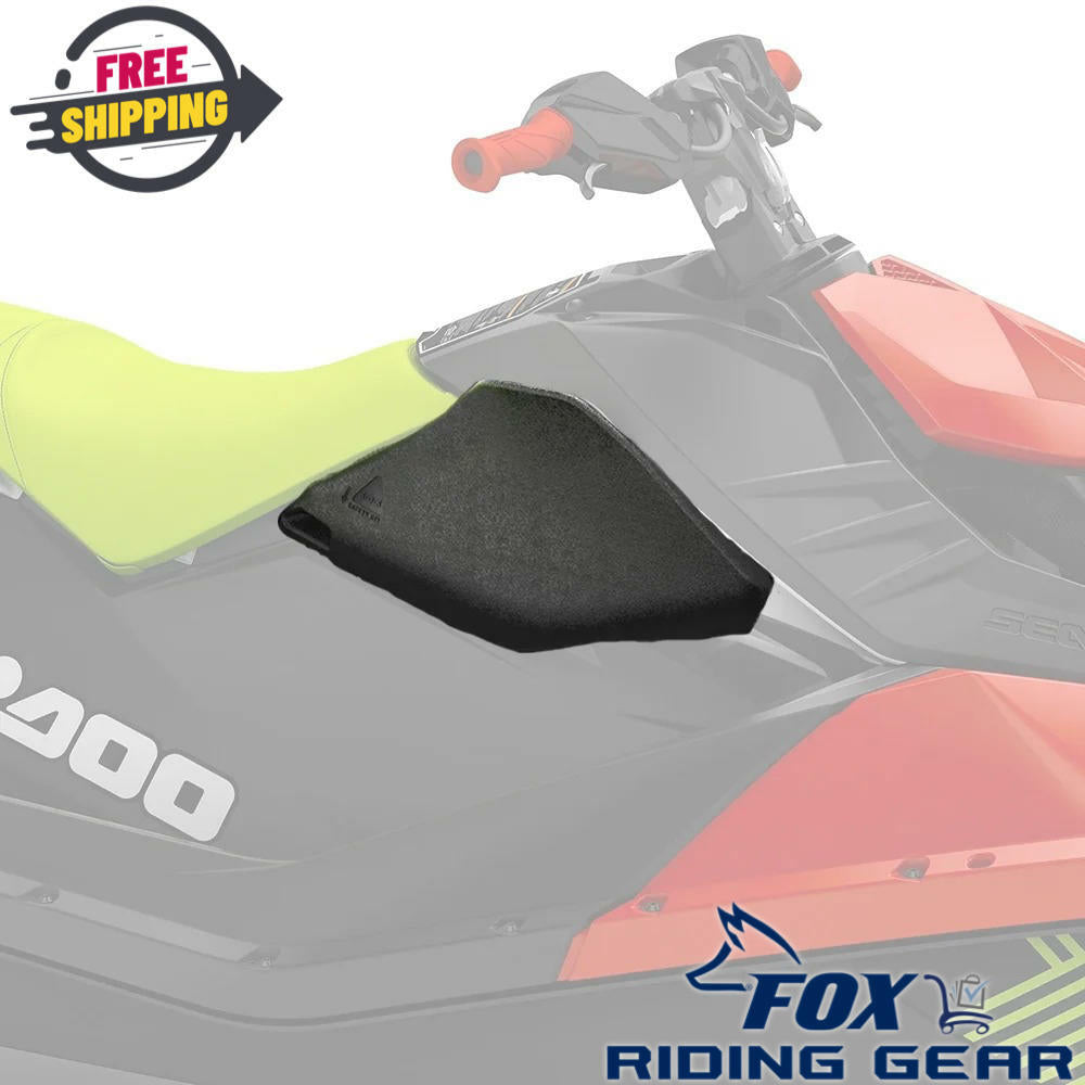 OPEN BOX - OEM BRP Sea-Doo Ergo Lock Tank Knee Pads BLACK 14-20 Spark- 295100810