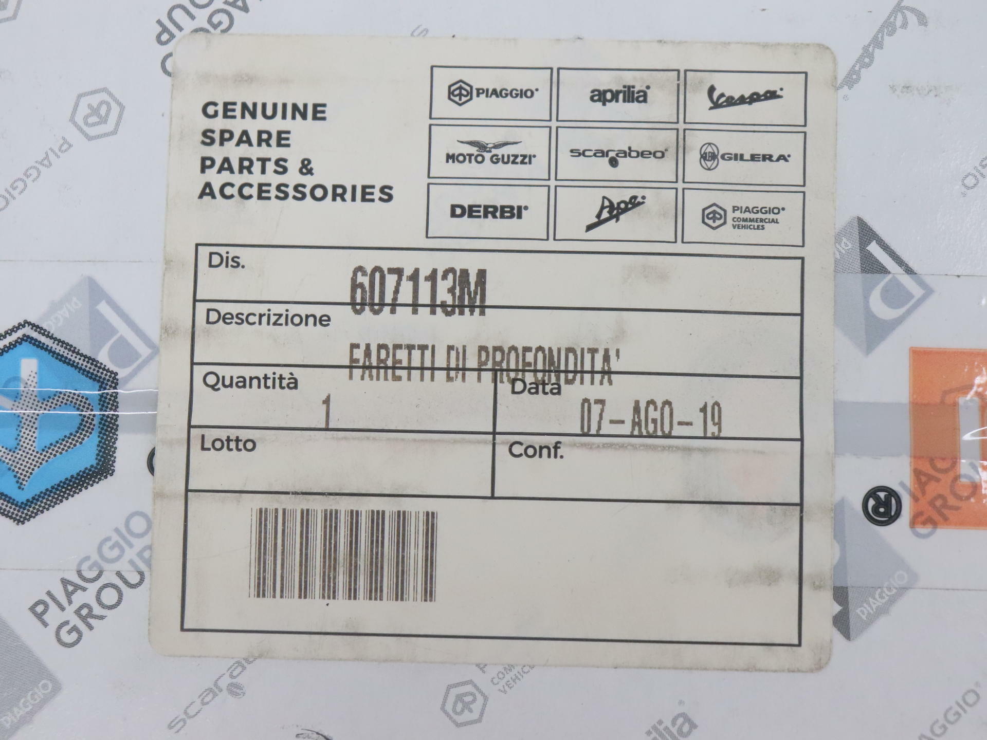 OPEN BOX - OEM Moto Guzzi Fog Light LED LH & RH - V85 Tuareg 660 Rally - 607113M