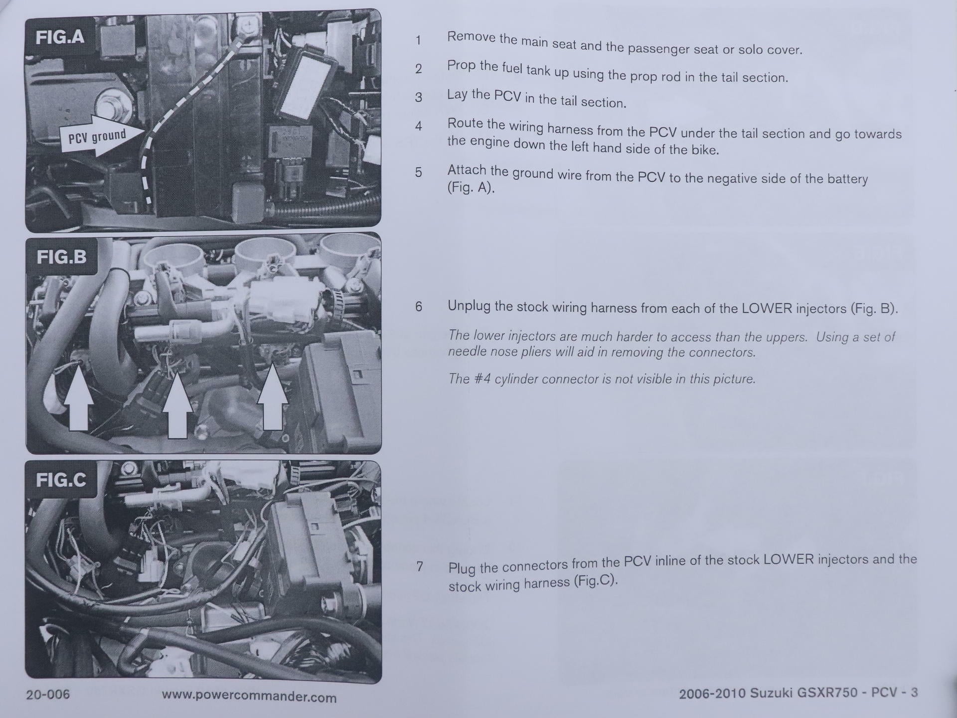 OPEN BOX - Power Commander V Fuel Injection Module Suzuki 06-10 GSXR750 - 20-006