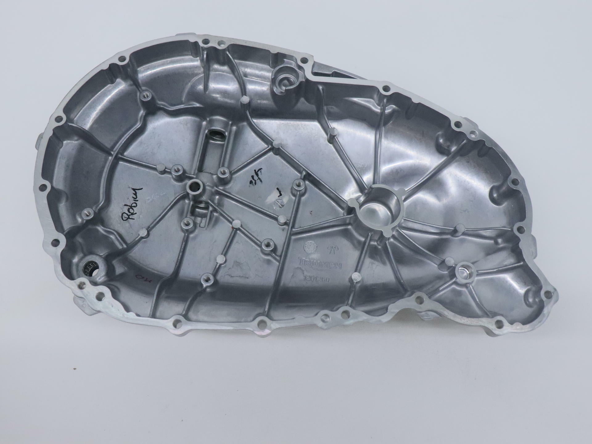 Triumph OEM Brushed Clutch Cover Assembly Bonneville T100 T1260495 - Open Box
