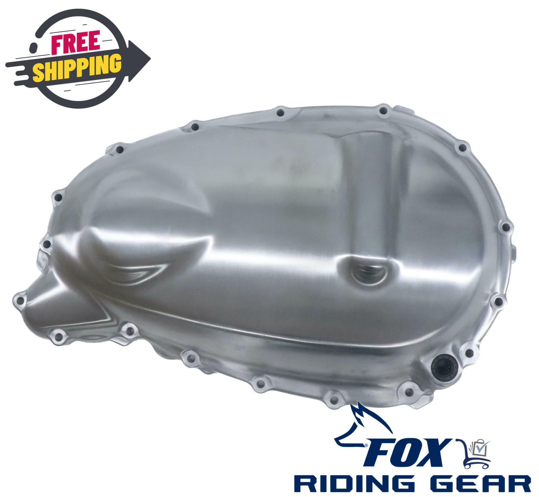 OPEN BOX - OEM Triumph Brushed Clutch Cover Assy - Bonneville T100 - T1260495