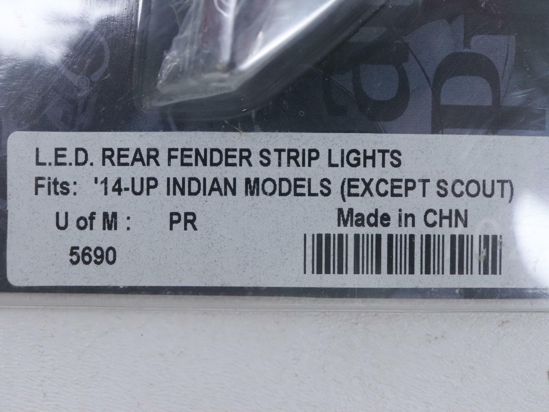 Kuryakyn REAR Fender Brake Light Strip Indian Chief Roadmaster - 5690 - Open Box