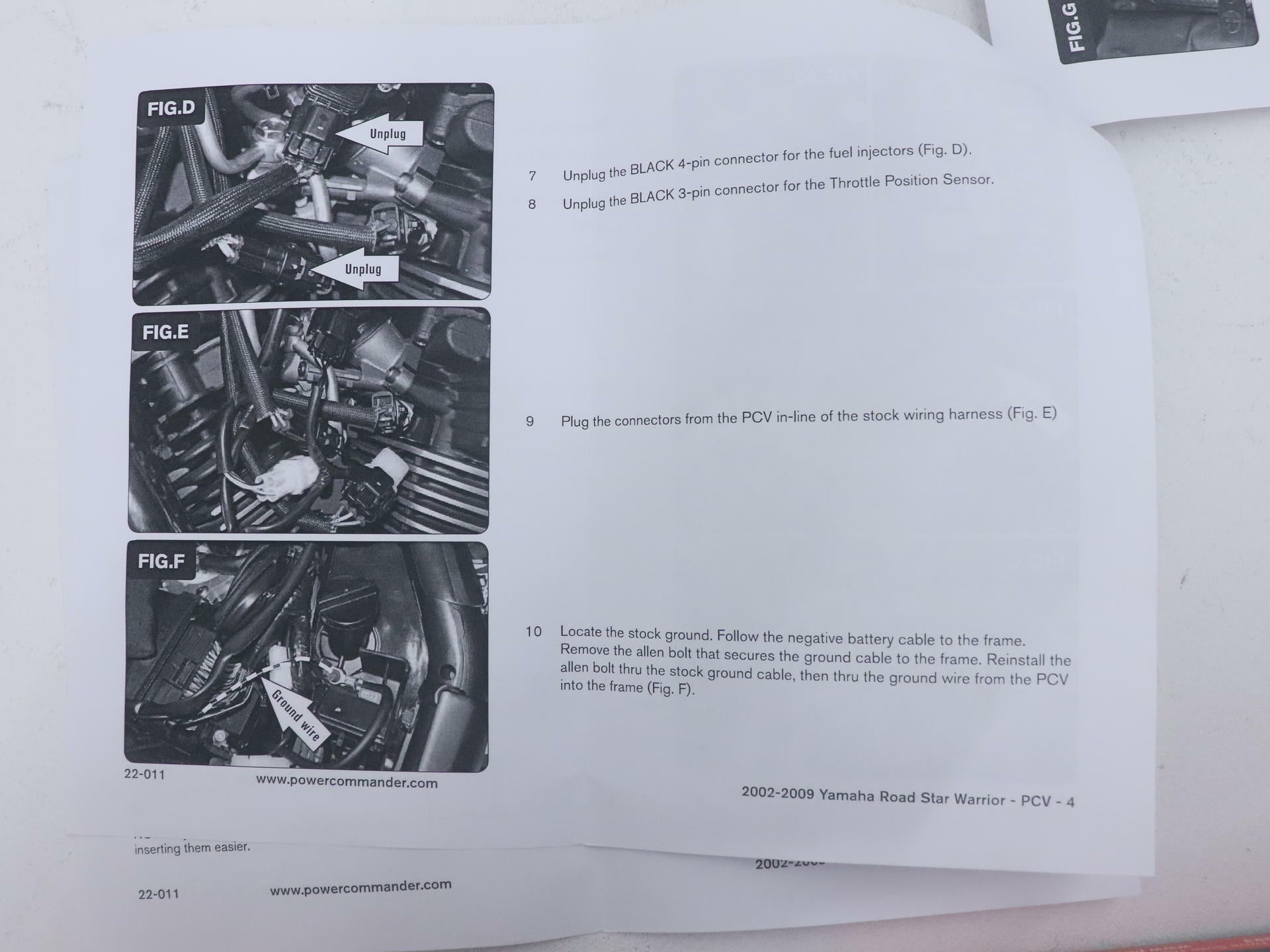 OPEN BOX - Power Commander V Fuel Injection Module Road Star Warrior - 22-011