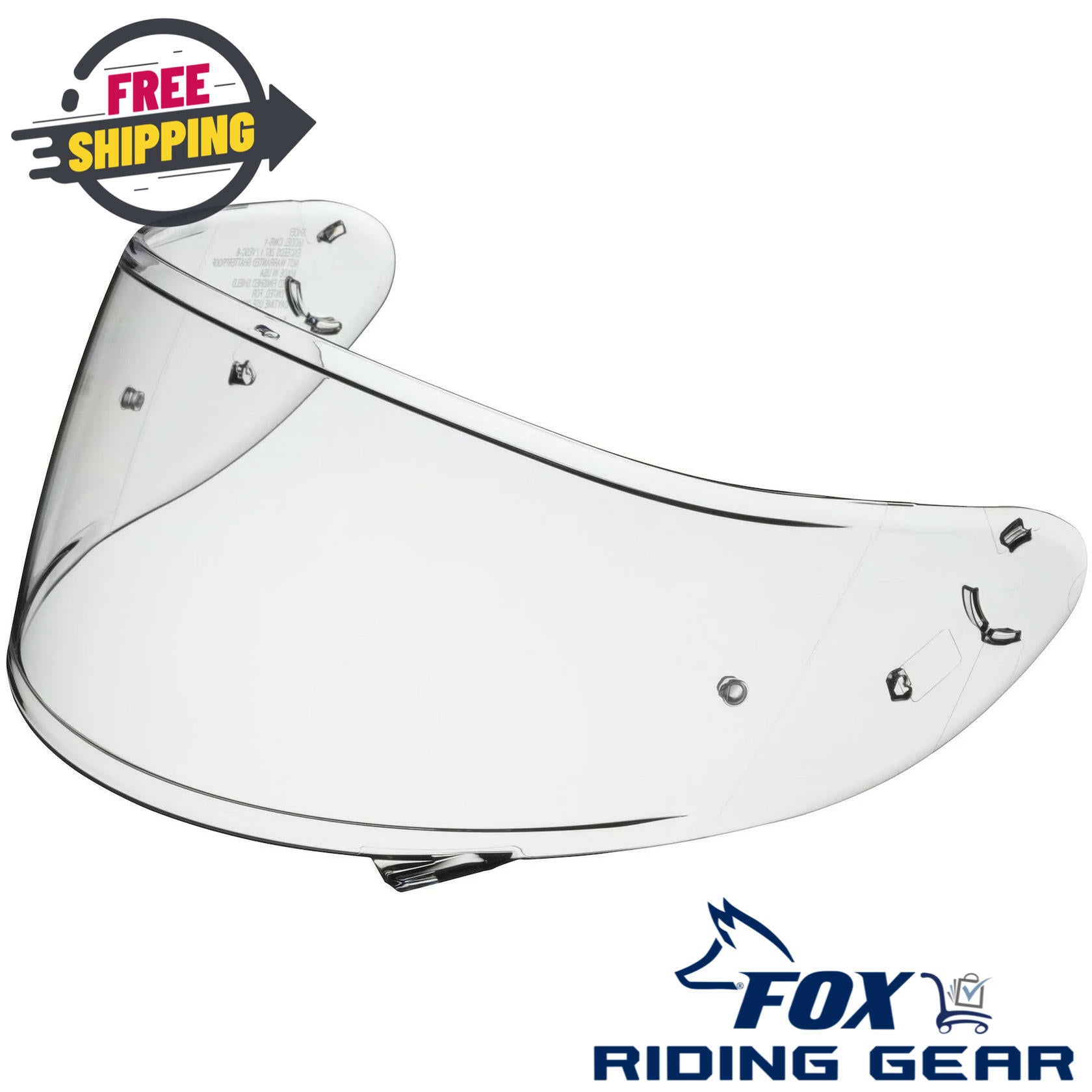 Shoei Face Shield CLEAR Pinlock Ready RF1200 RF-SR - CWR-1 0209940000 - Open Box