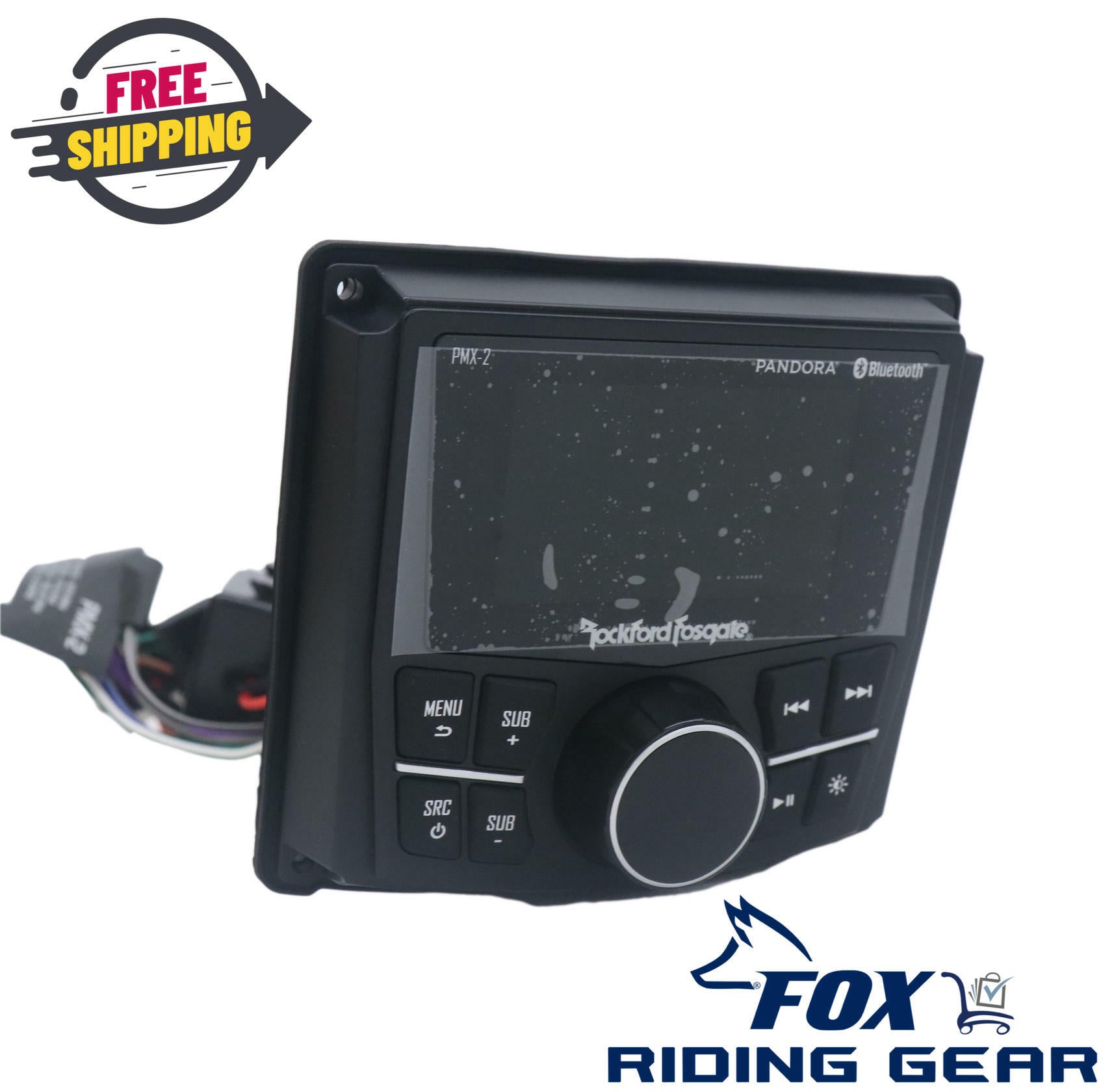 OPEN BOX - Sea-Doo Rockford Fosgate Bluetooth Audio Head Unit - PMX-2 710006619