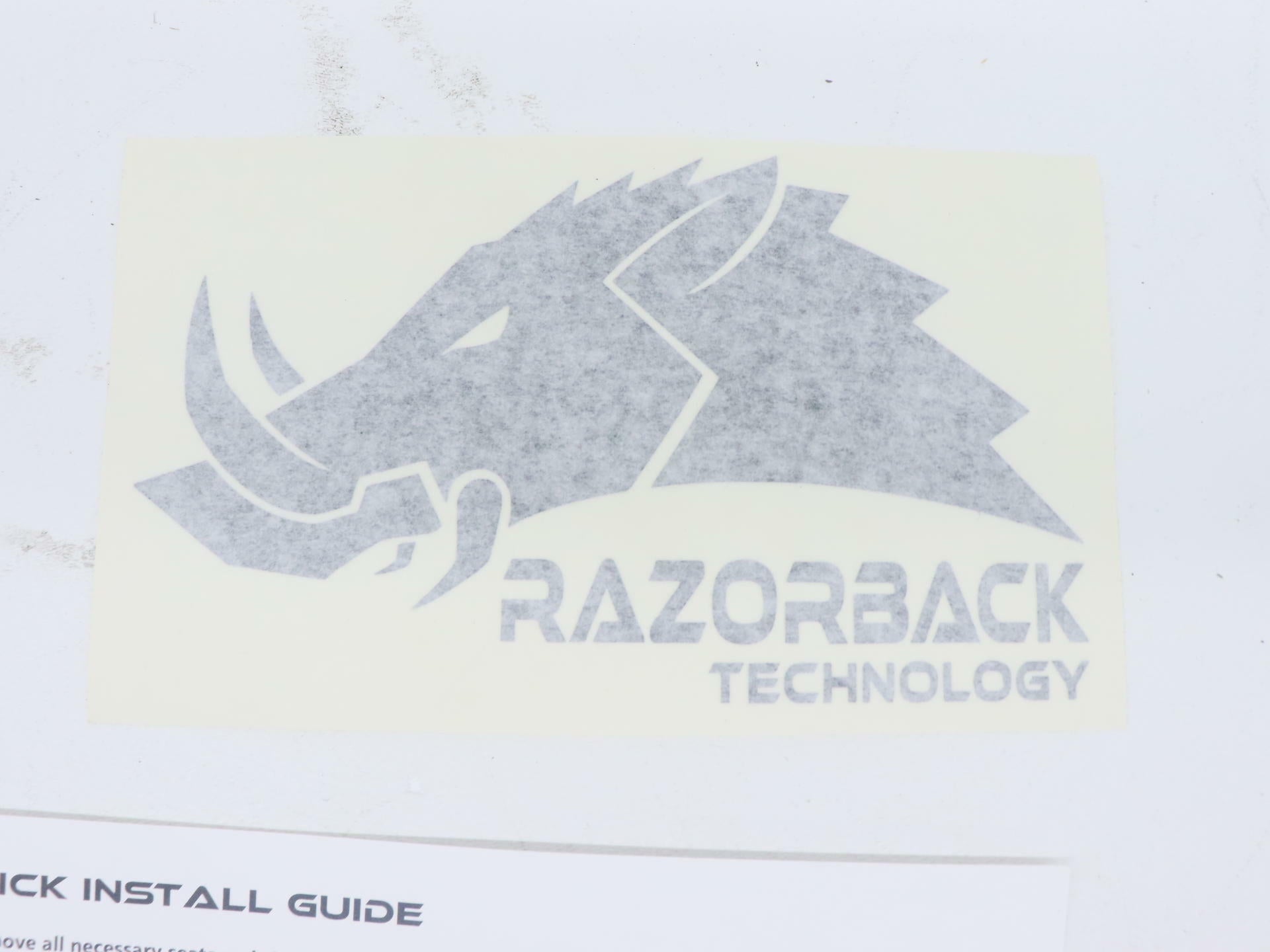 Razorback Belt Temp Sensor Gauge Kit BLACK - 209P - Open Box