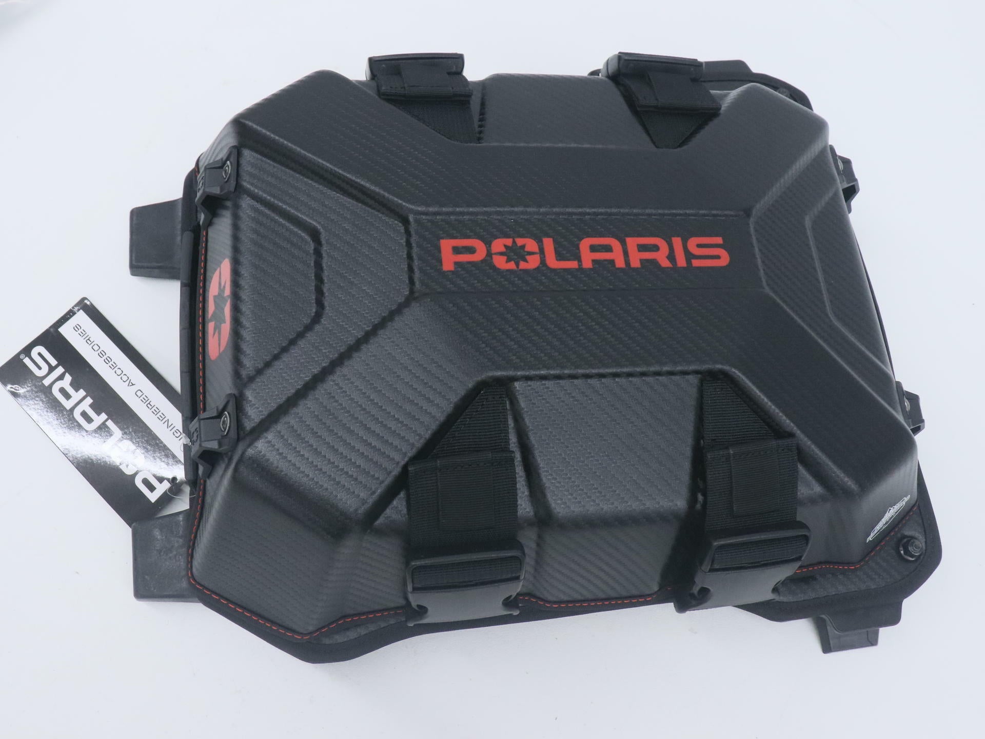 OPEN BOX - OEM Polaris Lock & Ride Flex Medium Burandt Storage Bag RED - 2889897