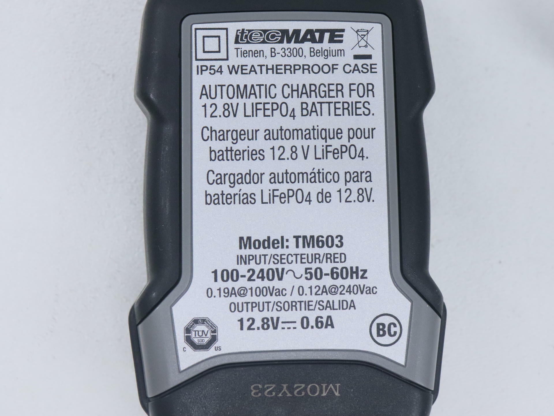OEM Ducati Lithium Battery Charger Maintainer TecMate - 69929011AZ - Open Box