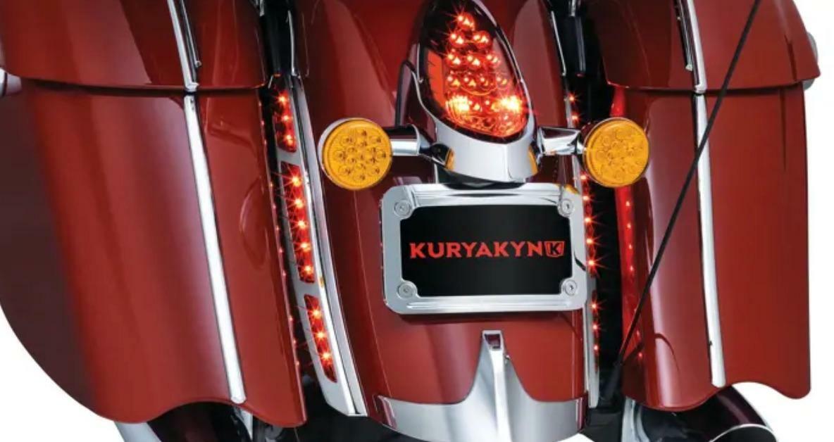 OPEN BOX - Kuryakyn REAR Fender Brake Light Strip Indian Chief Roadmaster - 5690