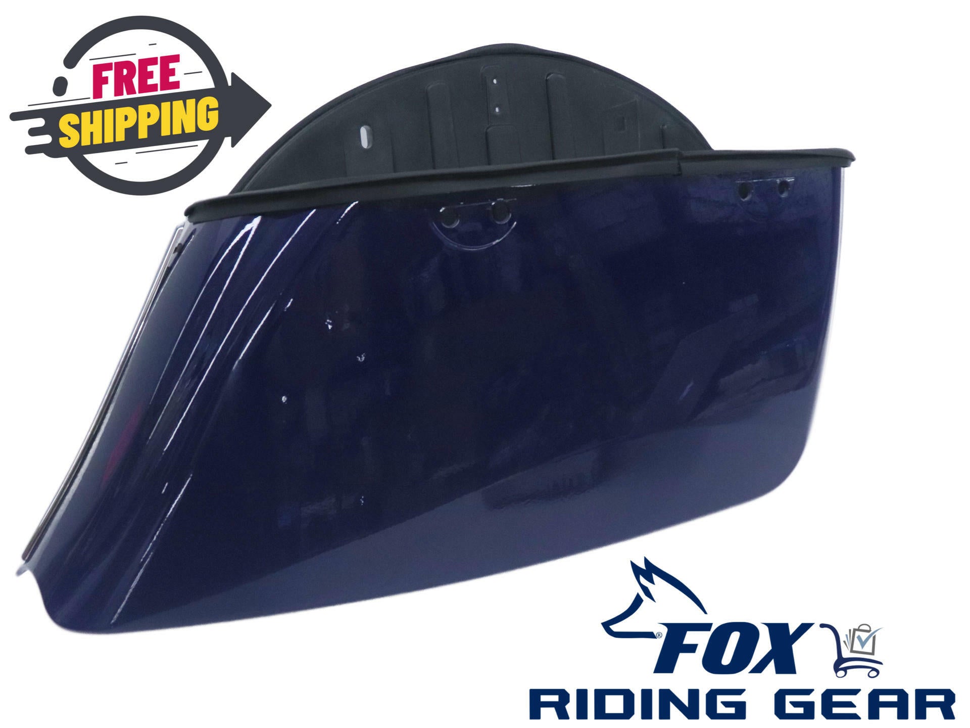 Indian OEM Right Side Blue Saddlebag 2014 Chief Chieftain 5450739-640 - Open Box