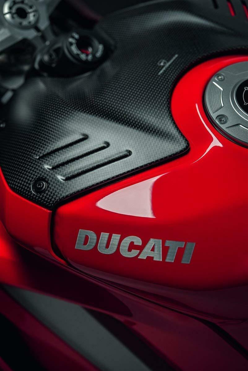 OEM Ducati Panigale V4 Carbon Fiber Fuel Tank Cover 96981051A - Open Box