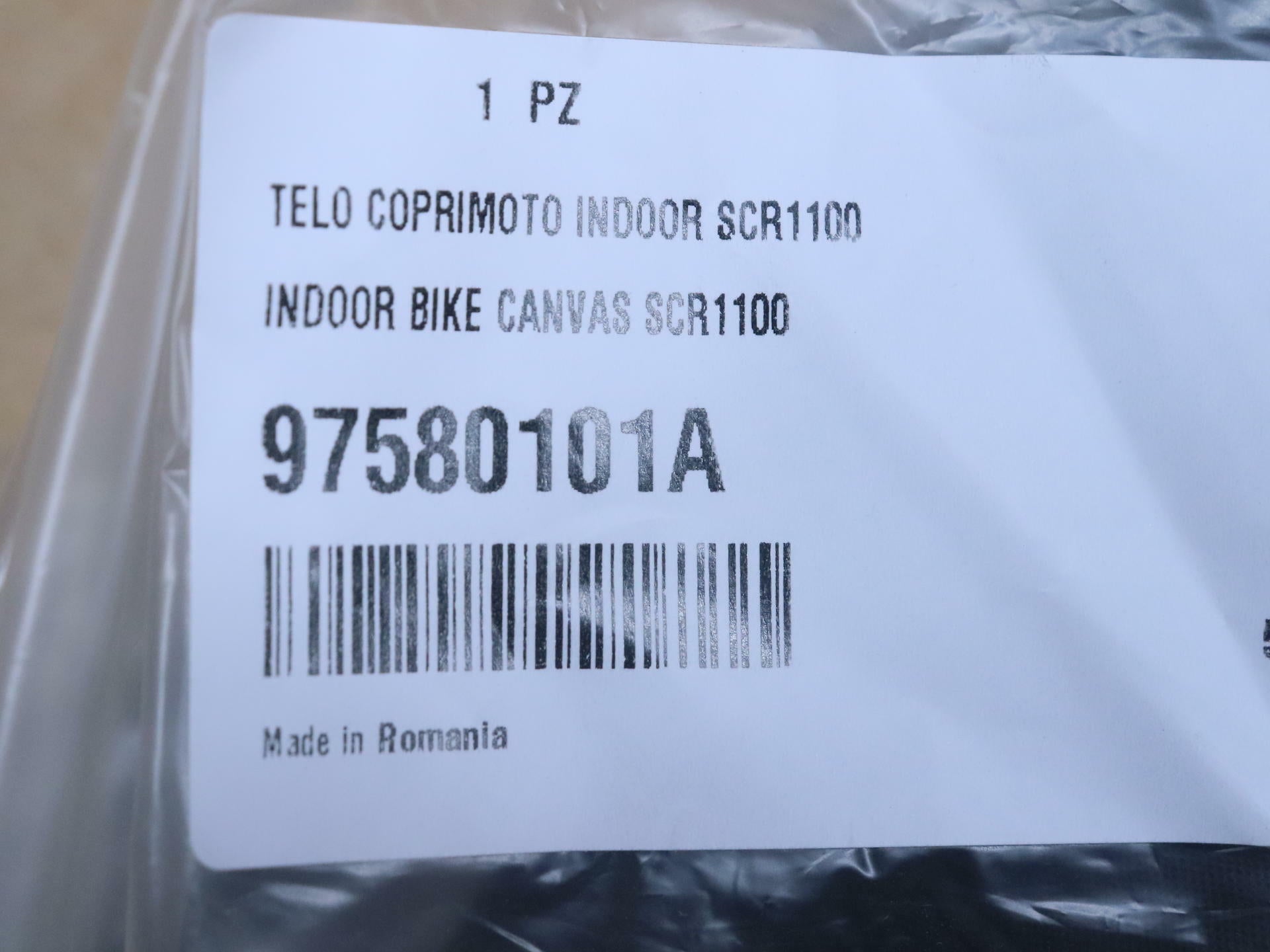 Ducati Scrambler 1100 Indoor Motorcycle Cover Perline Black 97580101A - Open Box