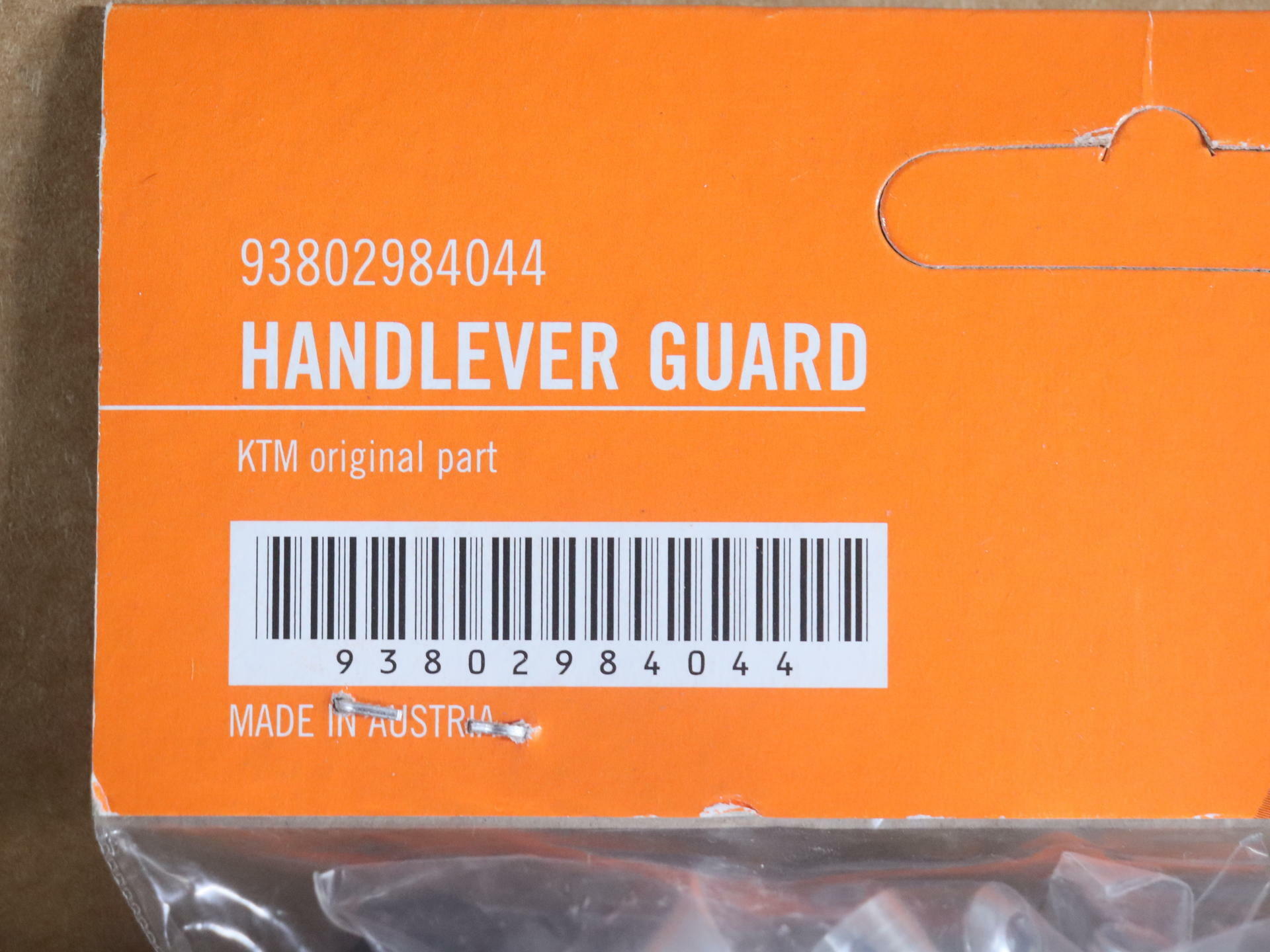 KTM Brake Lever & Clutch Lever Guard Kit RC390/390 Duke - 93802984044 - Open Box