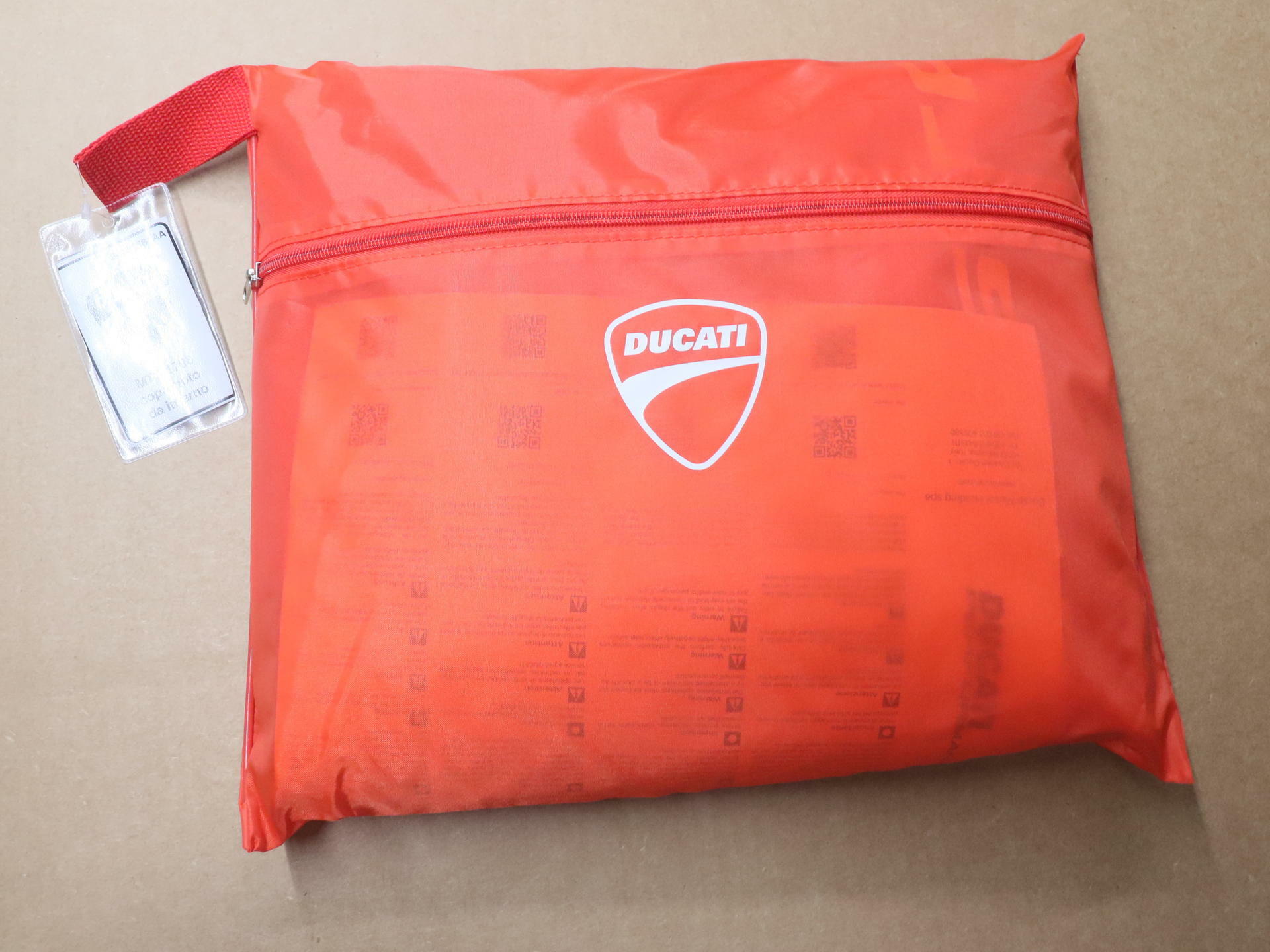 OEM Ducati Indoor Bike Canvas Cover Multistrada V4 S - 96781581AA - Open Box