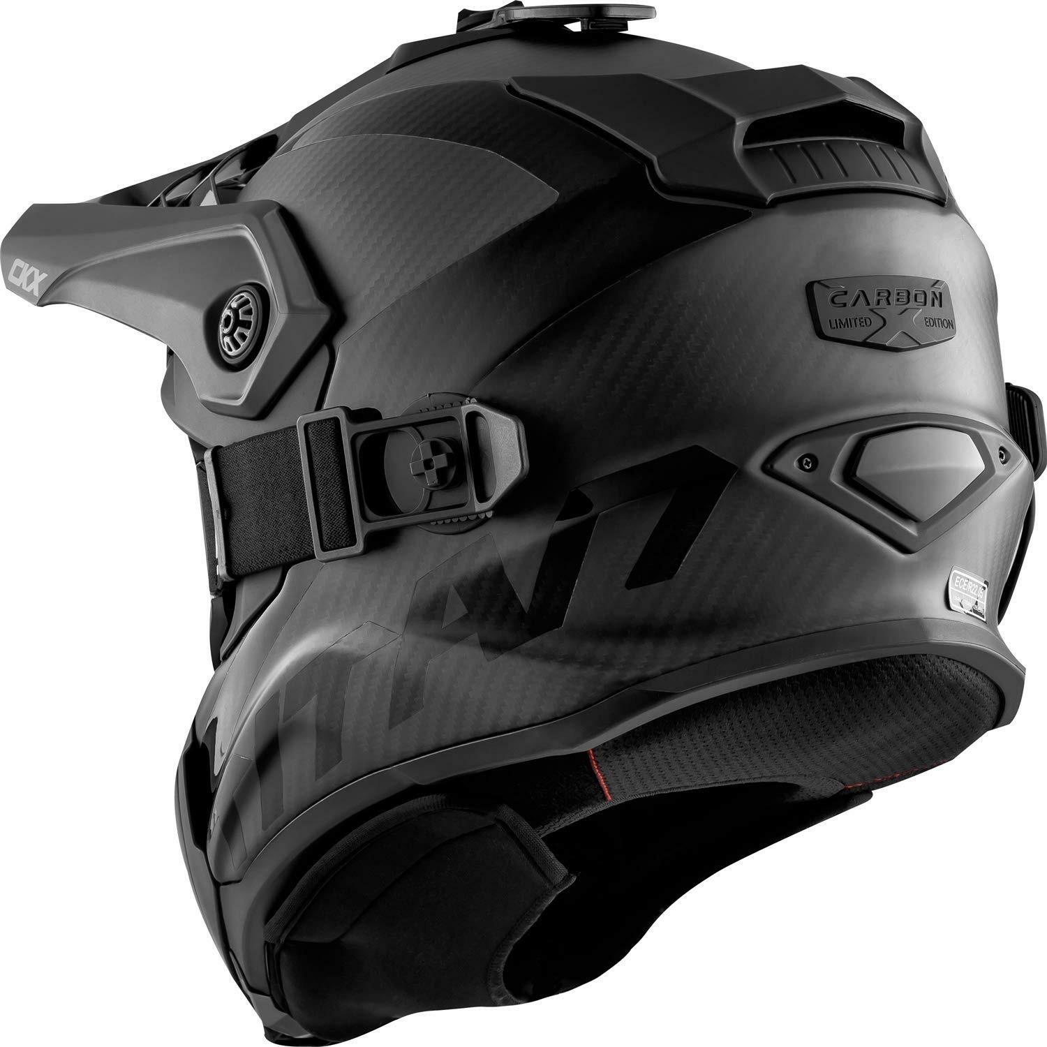 OPEN BOX - CKX Titan Original Carbon Electric Combo Helmet – Adult 3XL - 512607
