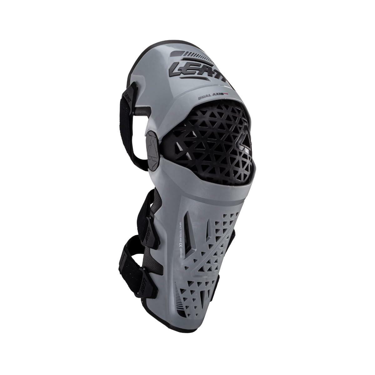 Leatt Knee & Shin Guard Protector Dual Axis Pro Forge Gray L/XL - Open Box
