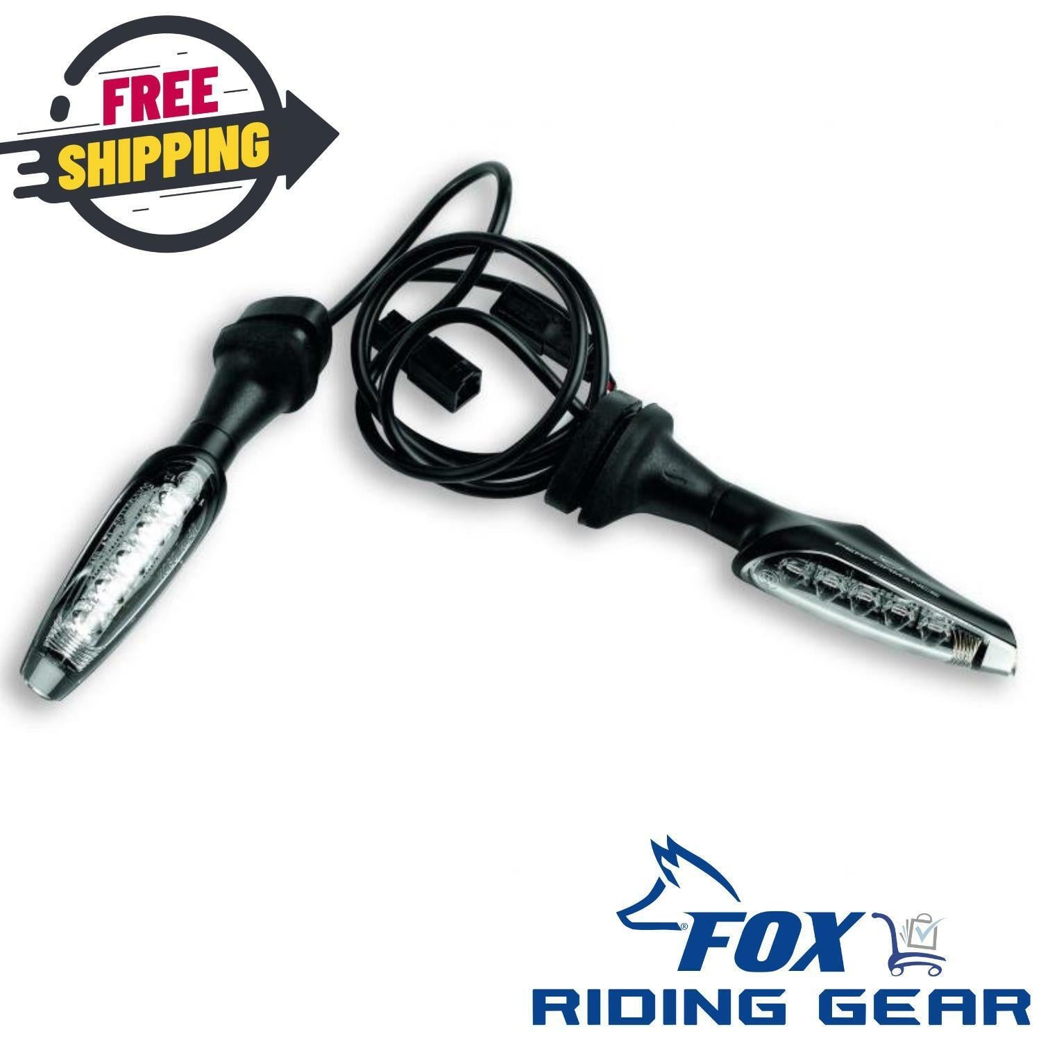 OPEN BOX - OEM Ducati Hypermotard LED Turn Signal Blinker Set - 96680201A