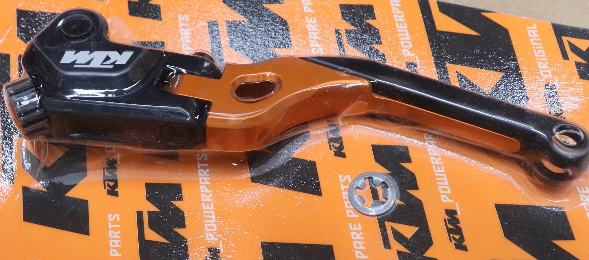 OEM KTM 790 Duke Clutch Lever Orange Black 46232000044 - Open Box