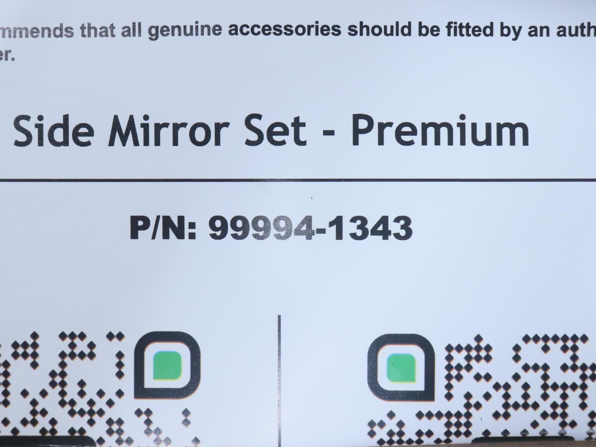 OPEN BOX - OEM Kawasaki Side Mirror Set Premium - Teryx KRX 1000 - 99994-1343