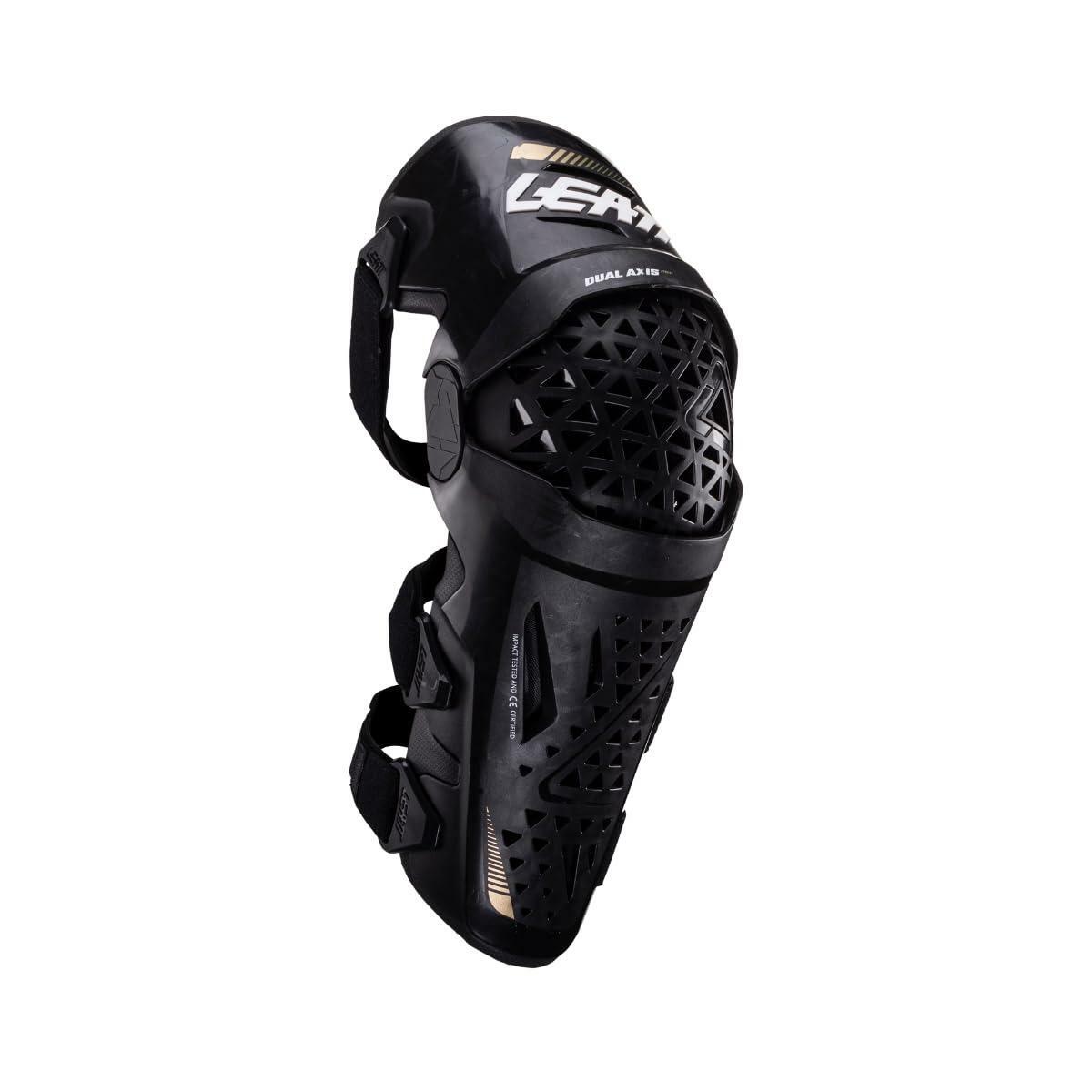 Leatt Knee & Shin Guard Protector Dual Axis Pro Black S/M- 5024060790 - Open Box