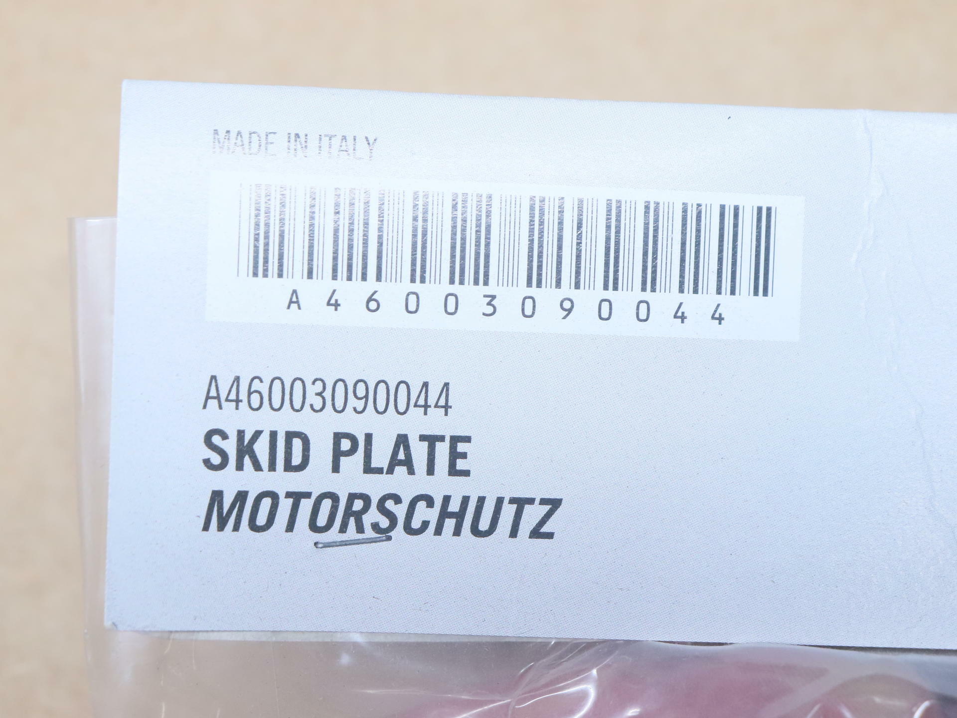OEM KTM Skid Plate Black 250 350 450 SX-F XC-F EXC-F - A46003090044 - Open Box