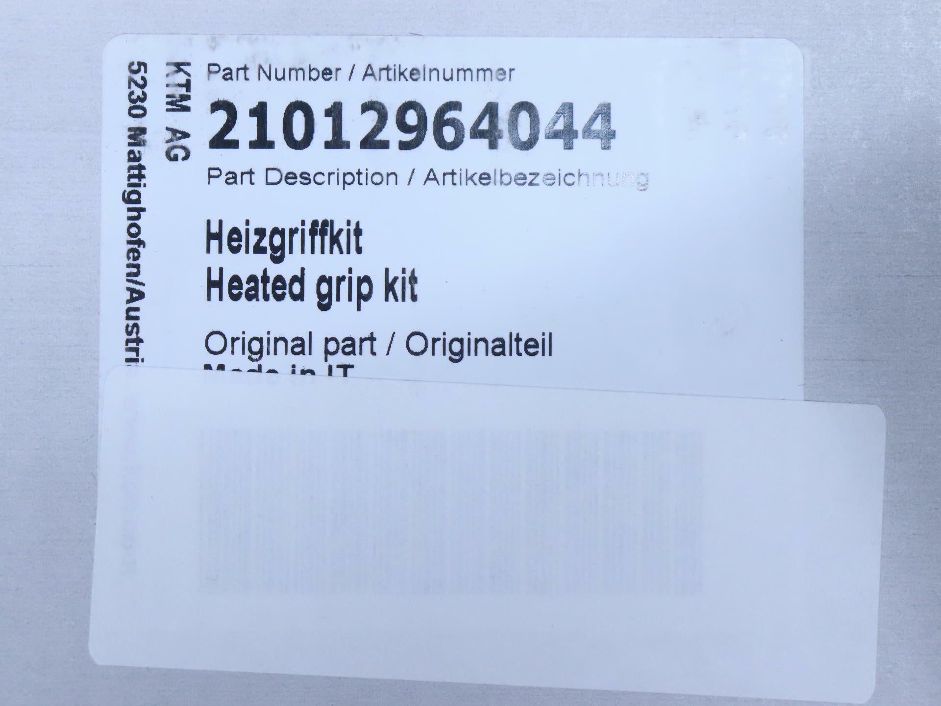 OPEN BOX - OEM KTM Heated Grip Set 690 2012-2020 - 21012964044