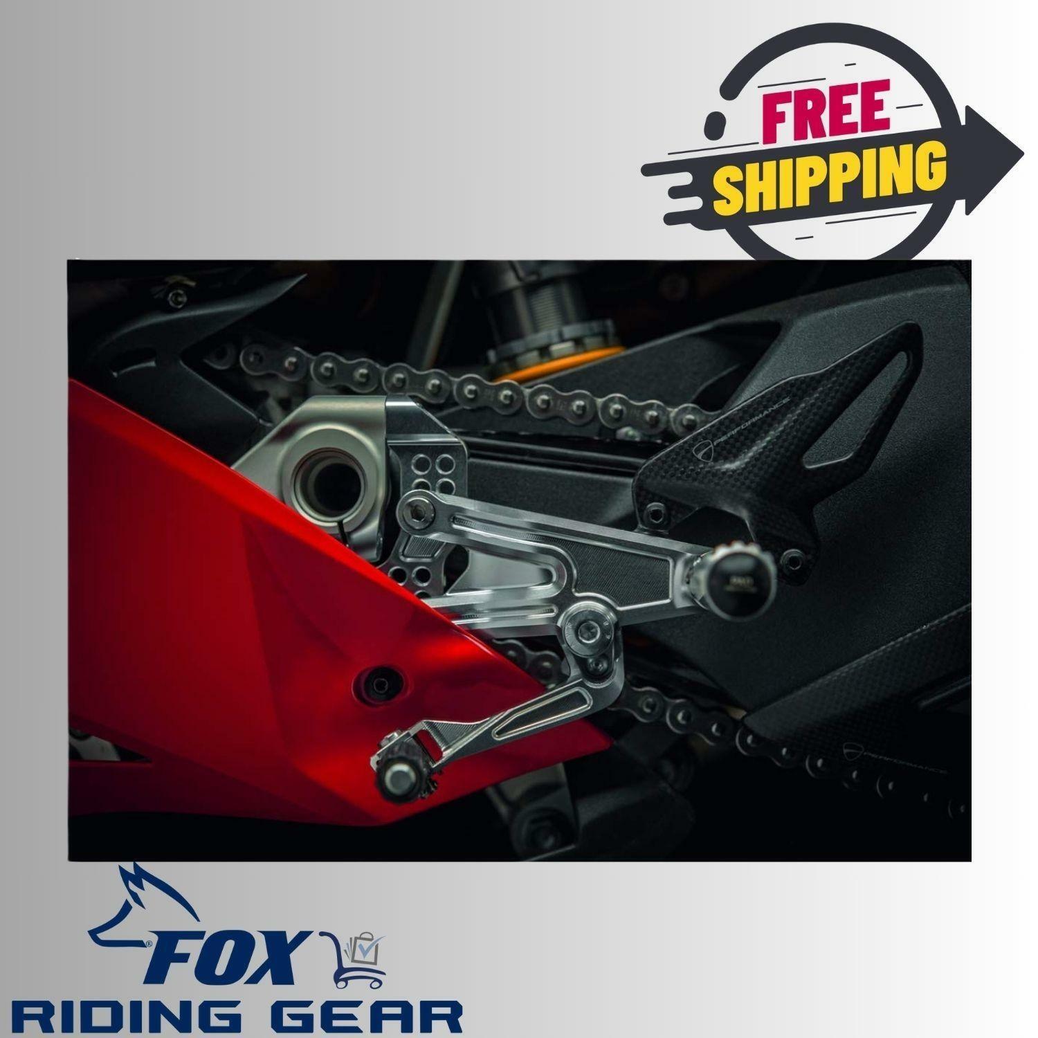 OPEN BOX - Ducati Streetfighter Carbon Fiber Heel Guards Set Foot Peg Rearset