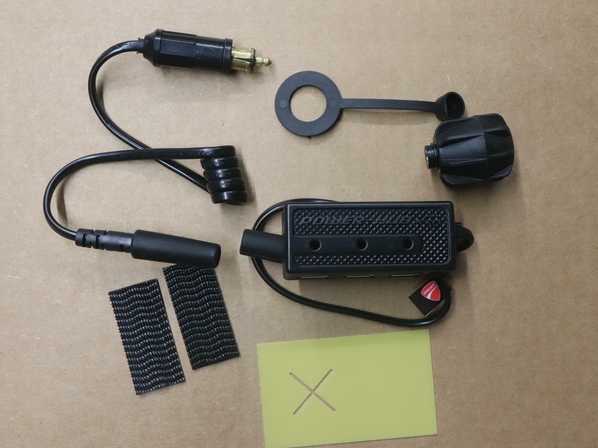 OPEN BOX - OEM Ducati USB Power Outlet System 2015 Multistrada 1200 - 96680441A