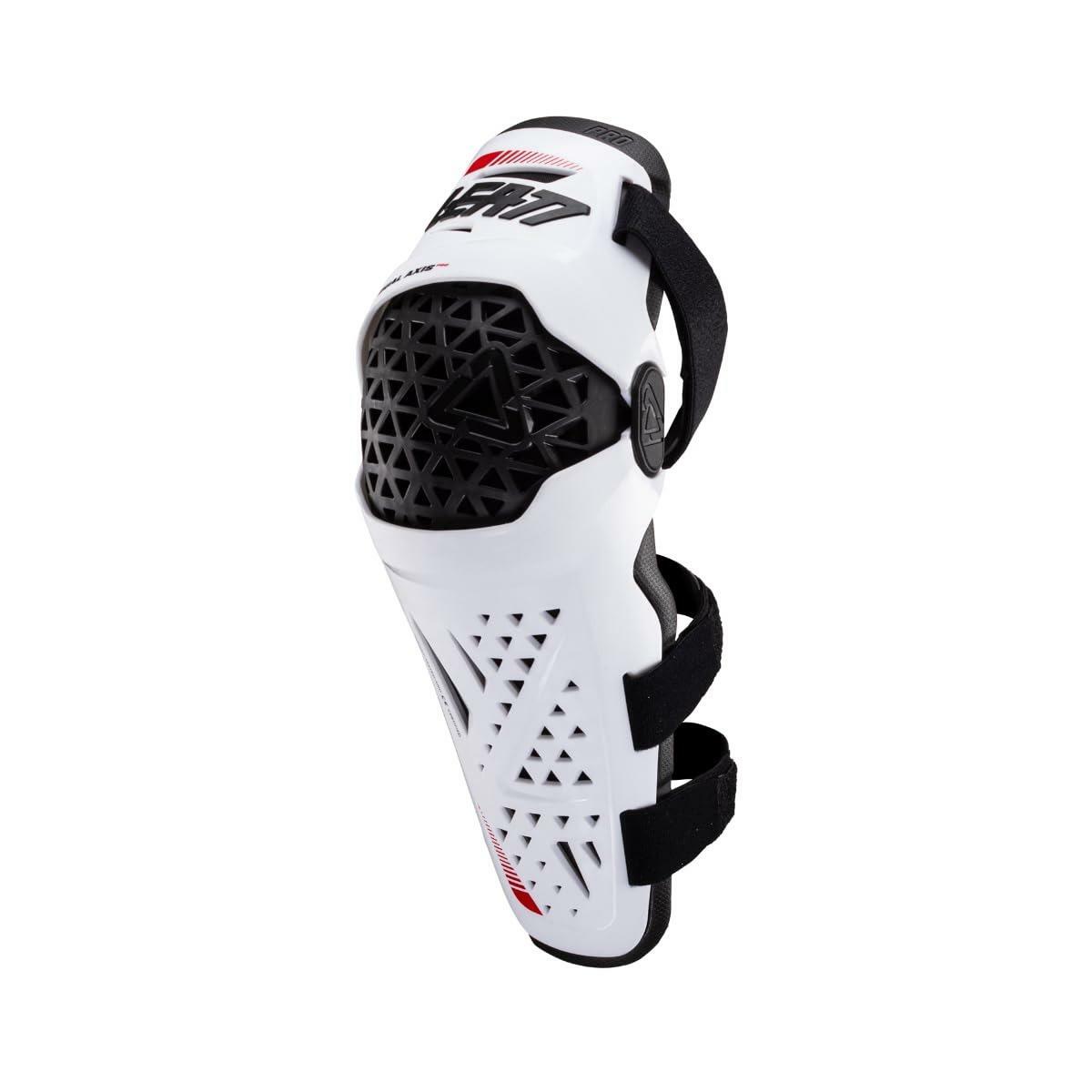 OPEN BOX - Leatt Knee & Shin Guard Protector Dual Axis Pro White L/XL 5024060831