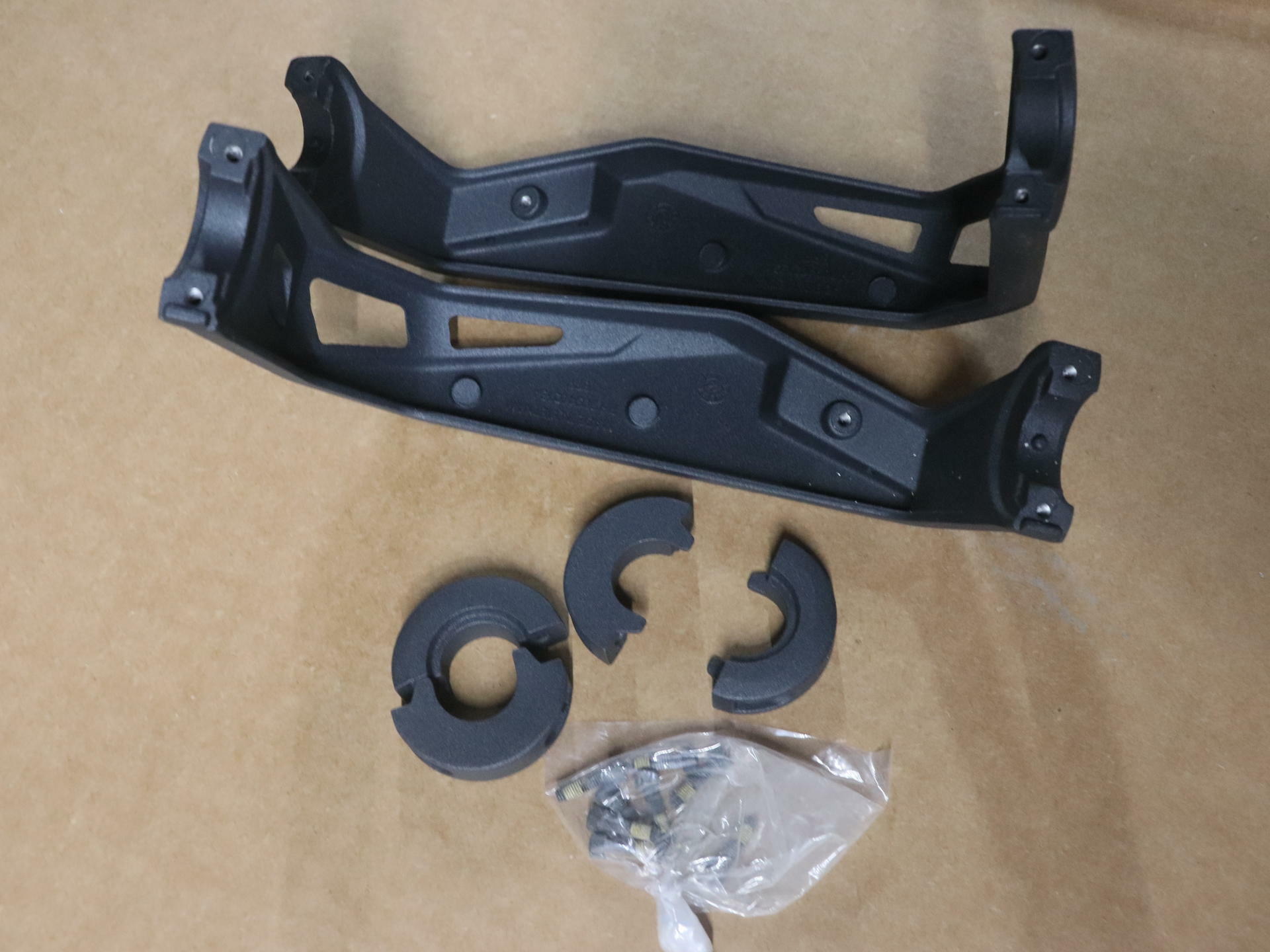 OPEN BOX - OEM Can-Am Handguard Set Aluminum BLACK All Ryker Models - 219400998