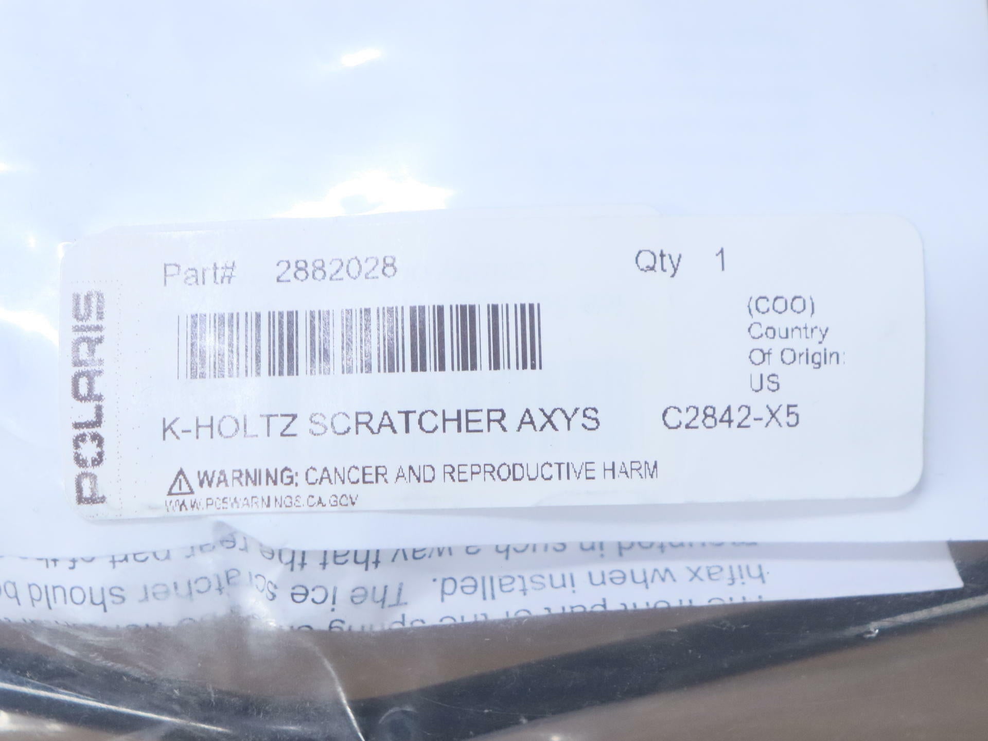 OEM Polaris Ice Scratchers RMK 650 850 Patriot Khaos - 2882028 - Open Box