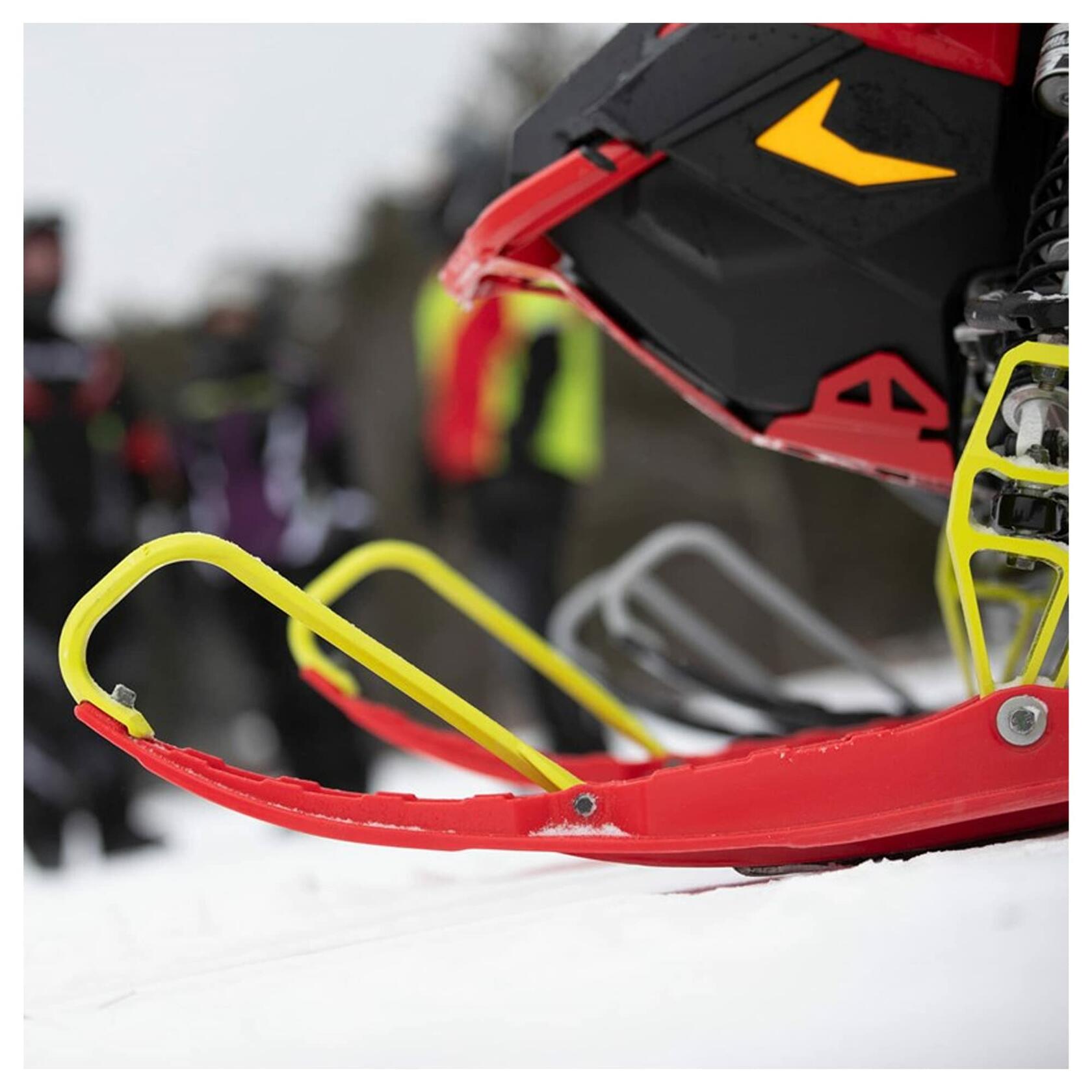 Polaris 2885164-293 Red Pro Steer Ski w/Hardware Genuine OEM for Snowmobiles