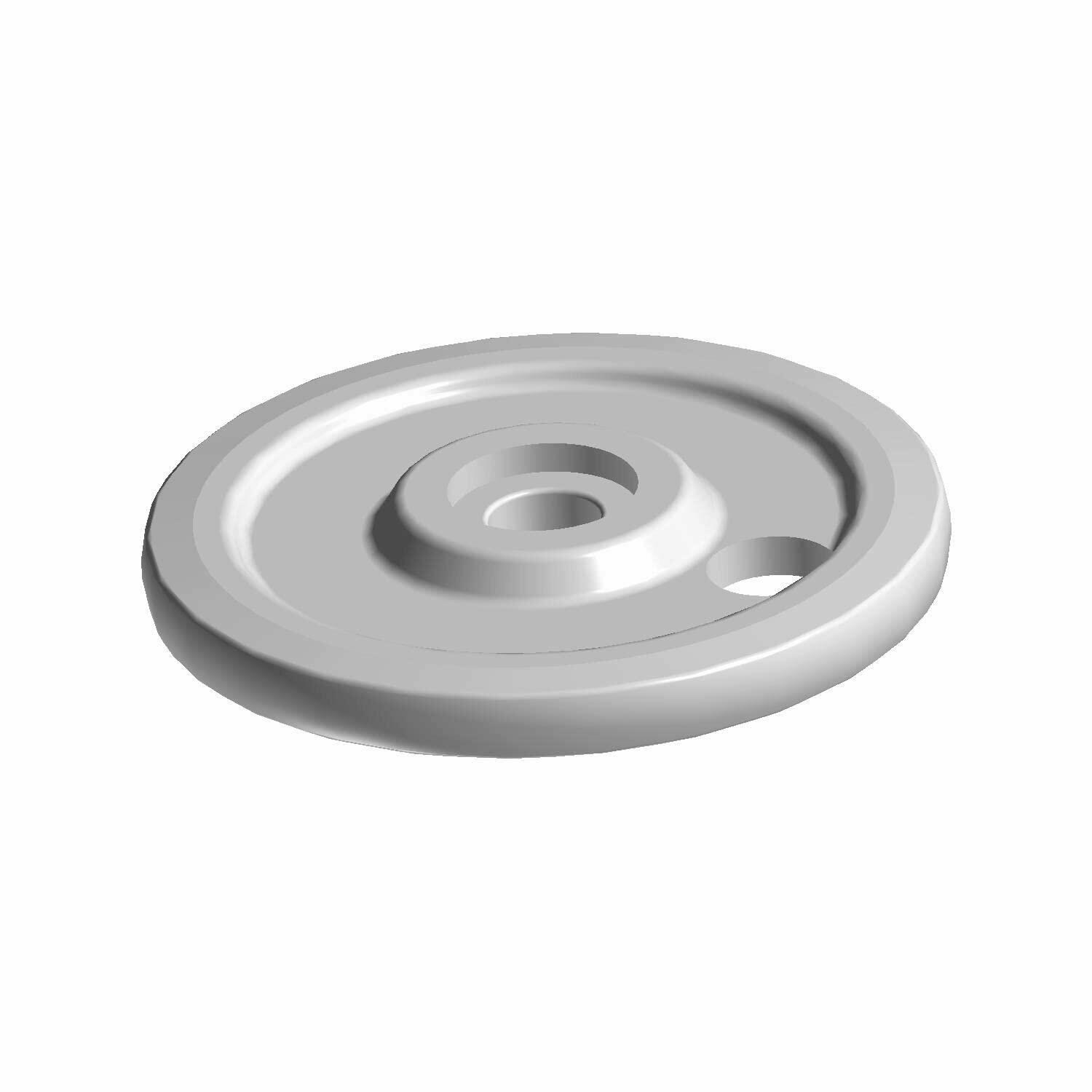 Polaris Snowmobile Plain Wheel Assembly, Genuine OEM Part 1590457, Qty 1