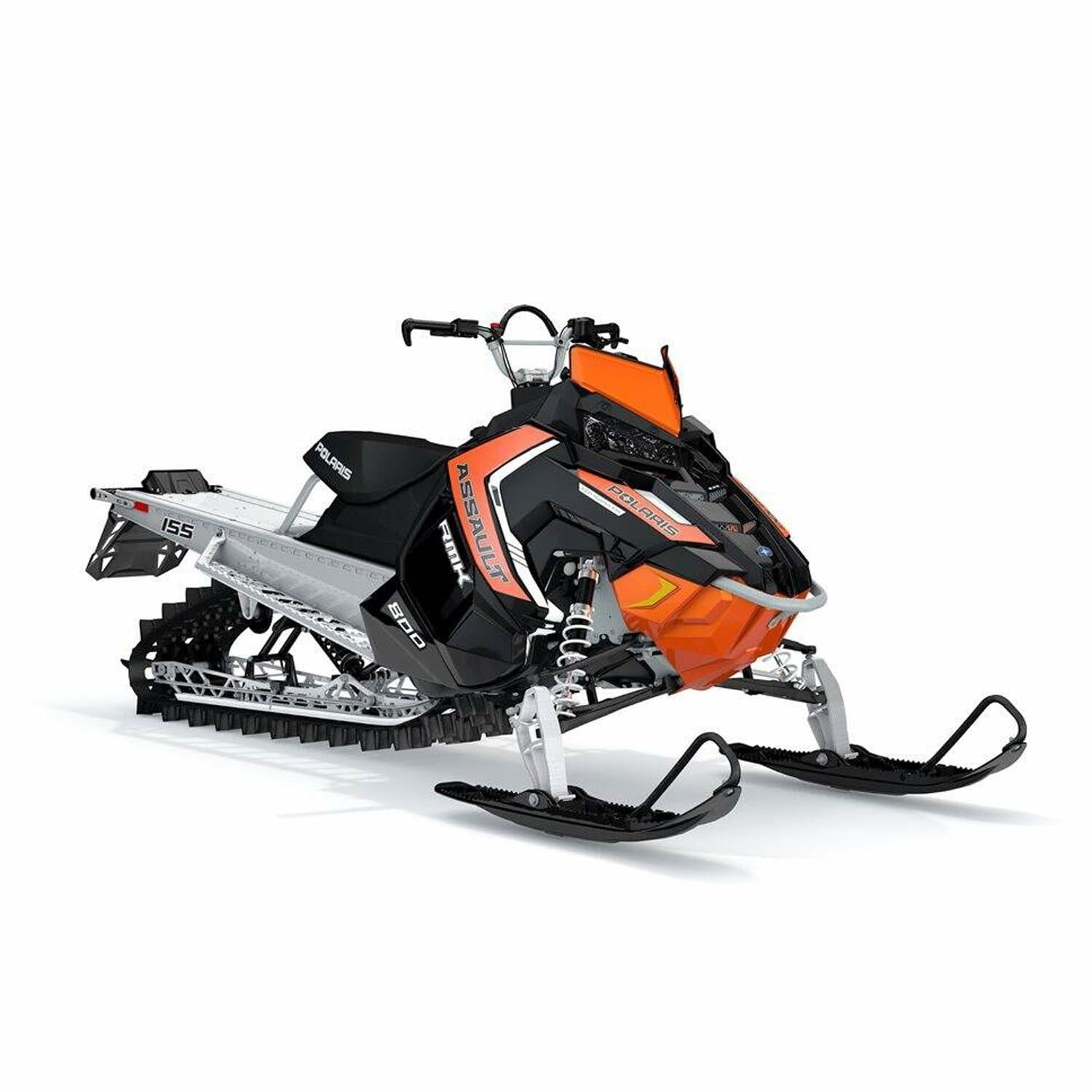 Polaris 2881245 7" Orange Black Low Windshield Rush Switchback Titan RMK SKS Snowmobile