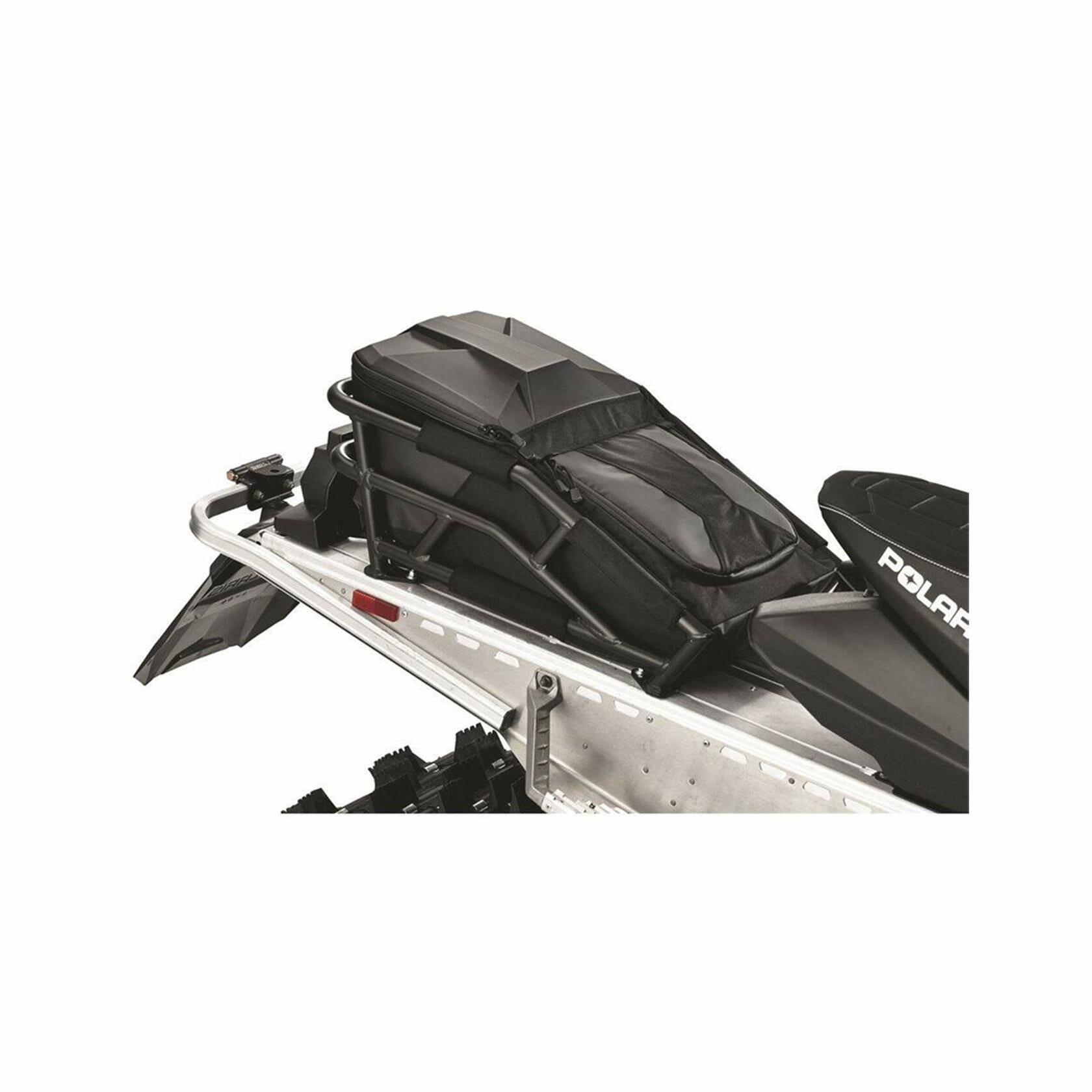Polaris Snowmobile Cargo Rack Bag 144'' for Specific Models, Dual Storage Locations, Compression Molded, 2575 Cubic Inch Storage, Genuine OEM - Part 2881968