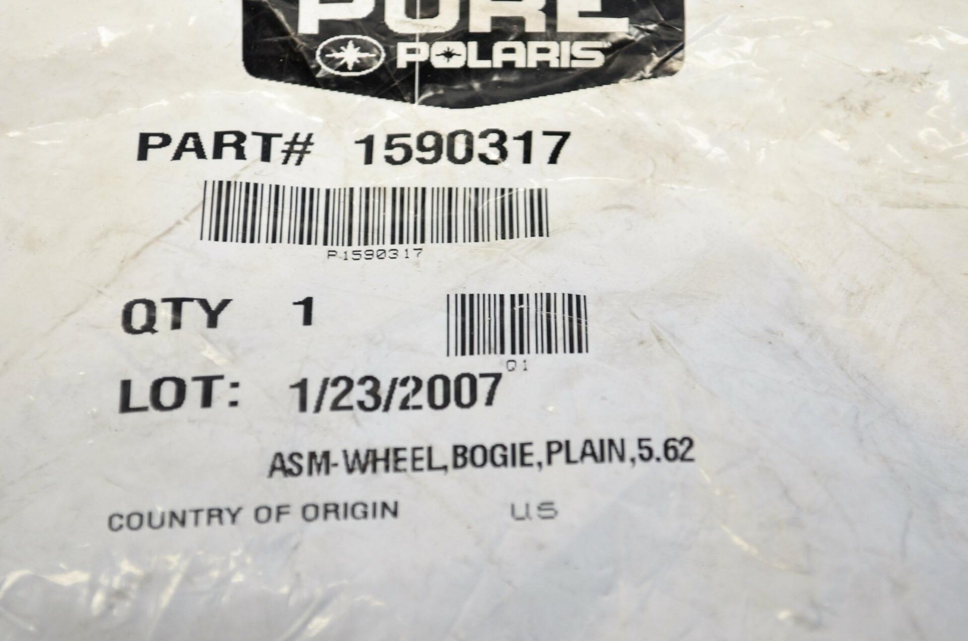 Polaris 1590317 Plain Bogie Wheel Assembly 2008- 2017 Widetrak IQ Racer