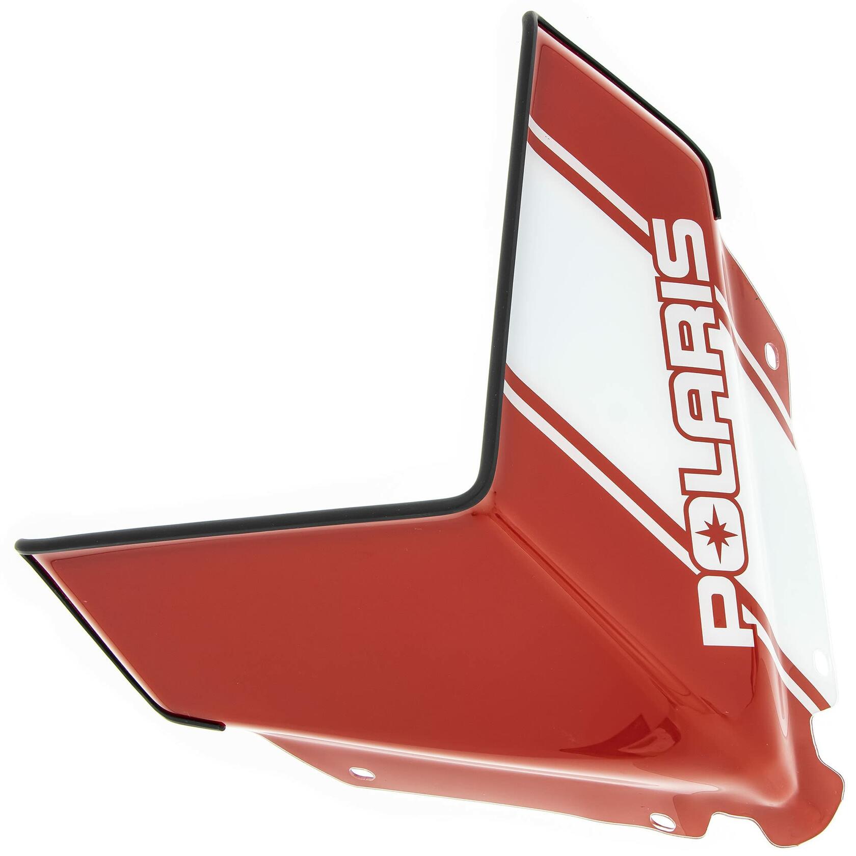 Polaris Snowmobile Low Windshield with Striped Logo