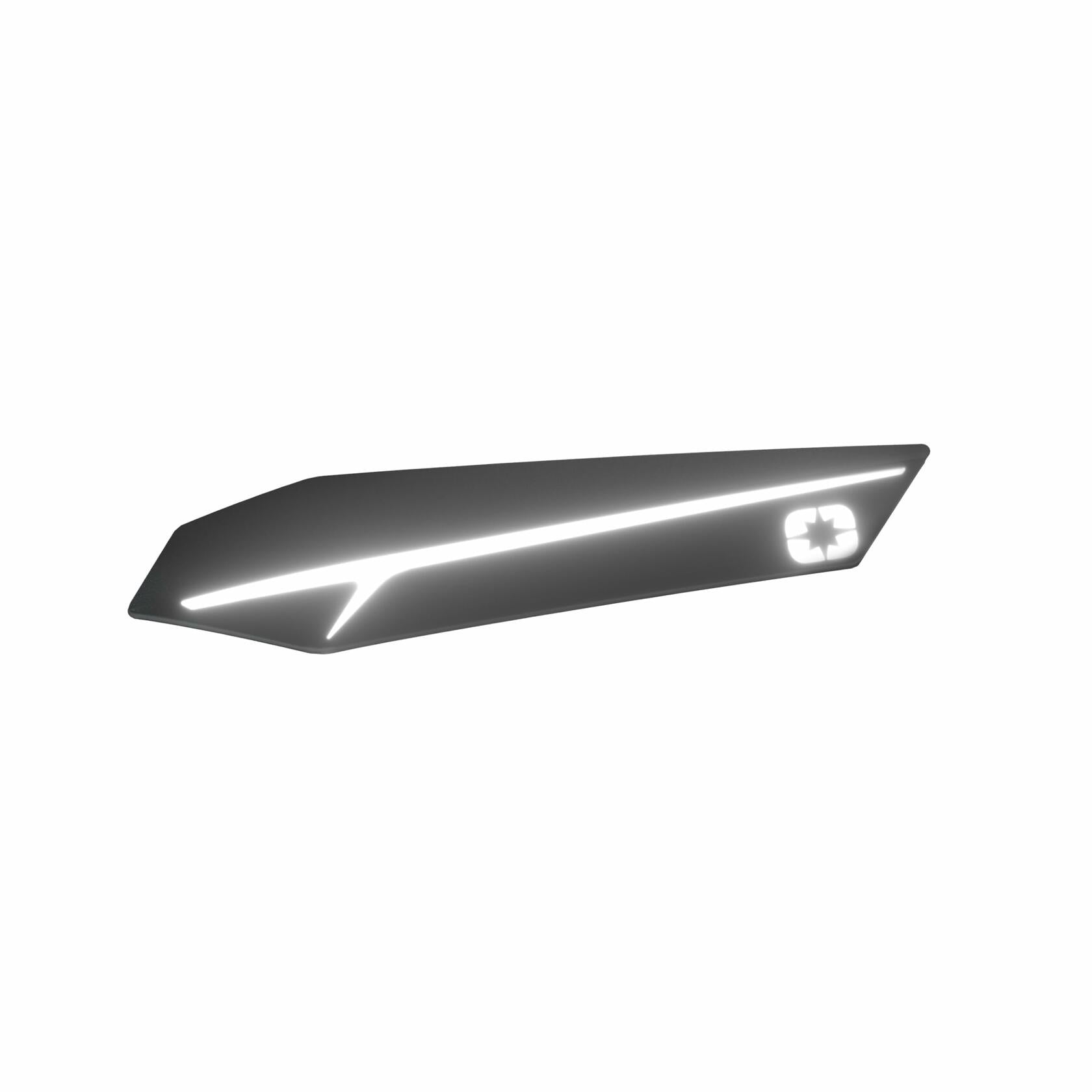 Polaris OEM Snowmobile Defend Handguard Signature Light, Qty 1, Part 2890117