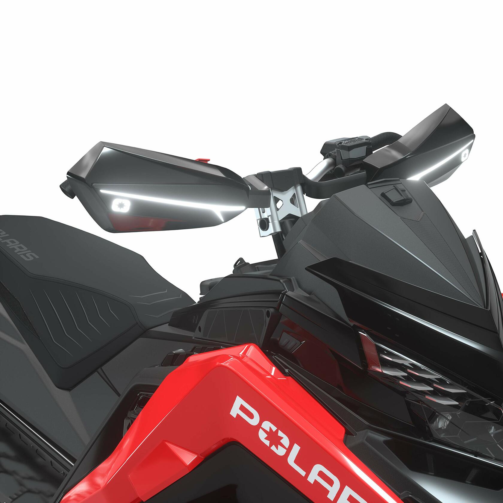 Polaris OEM Snowmobile Defend Handguard Signature Light, Qty 1, Part 2890117