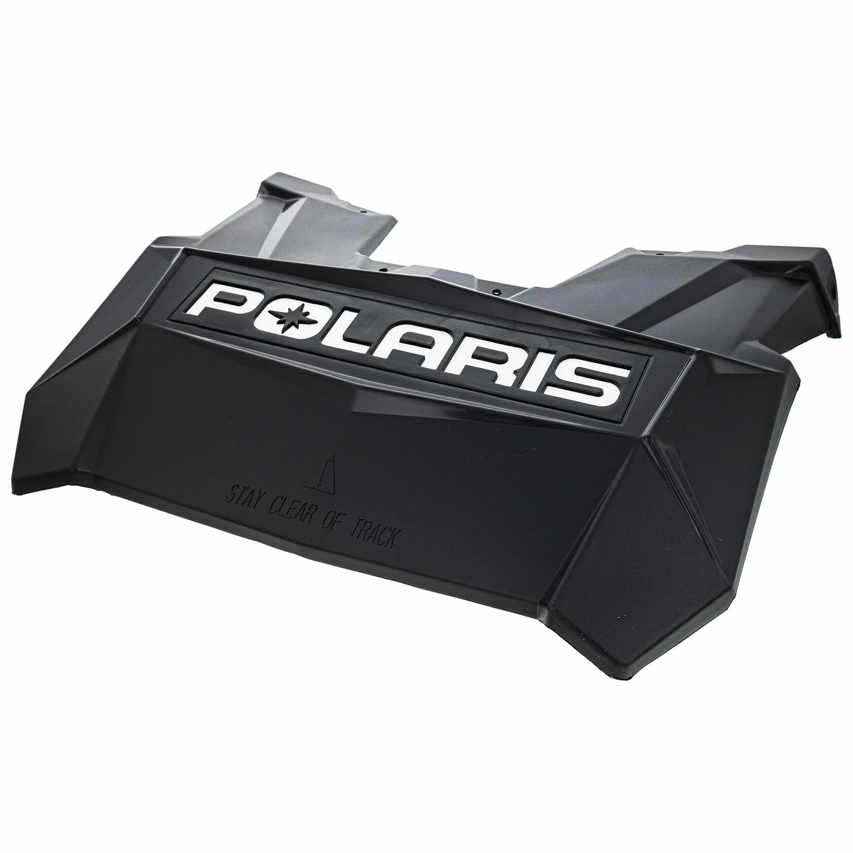 Polaris Snowmobile Snow Flap, Gloss Black, Genuine OEM Part 5450896-070, Qty 1