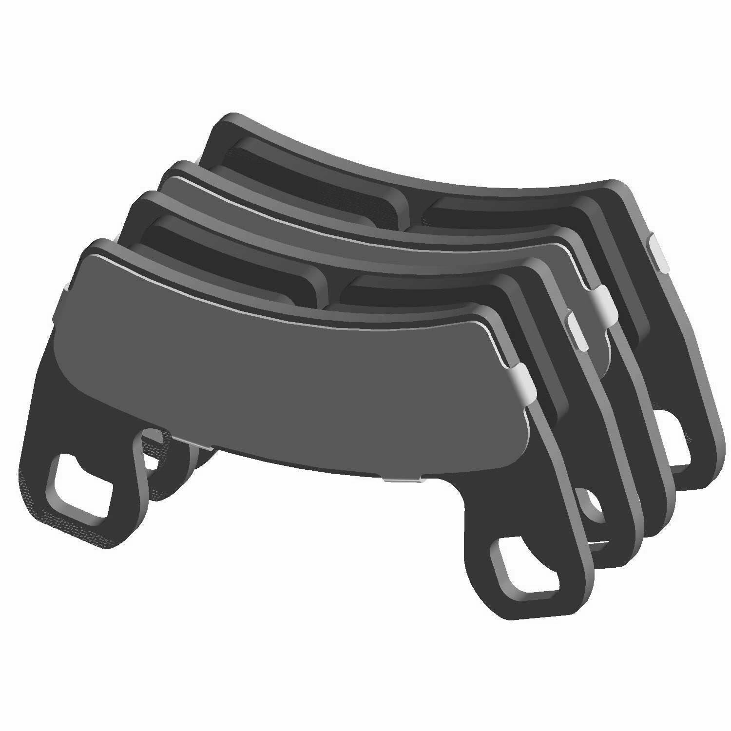 Polaris Dual Bore Compact Brake Pad Kit, 1.188, Set of Two Brake Pads in Specific for RZR Trail S 1000 Premium, RZR Trail S, RZR 900, RZR 170 EFI, ACE 900 XC, Genuine OEM Part 2206025