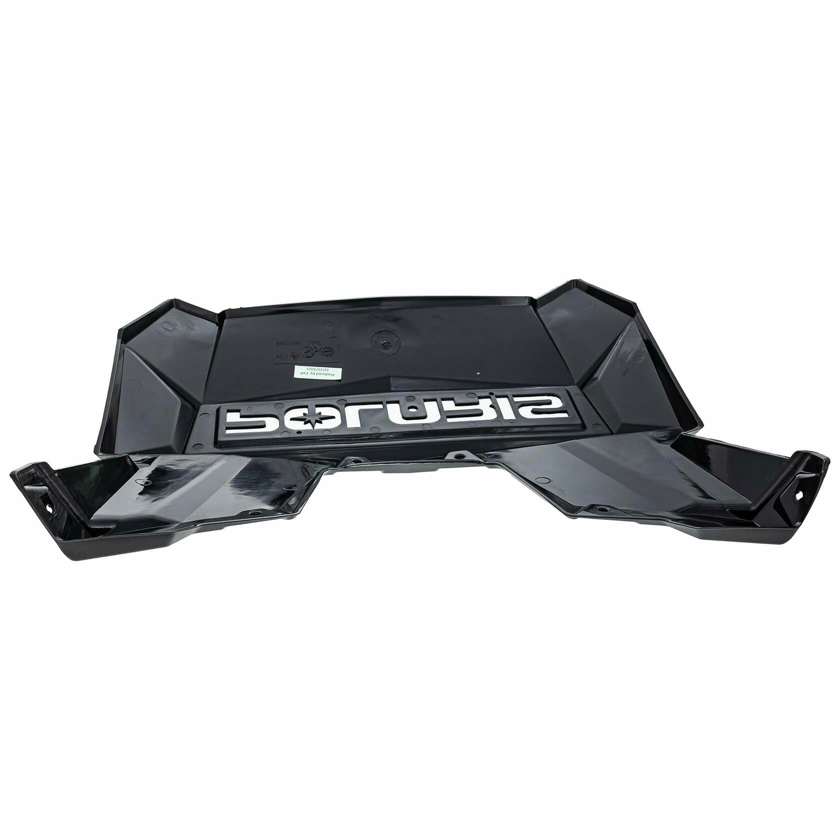 Polaris Snowmobile Snow Flap, Gloss Black, Genuine OEM Part 5450896-070, Qty 1