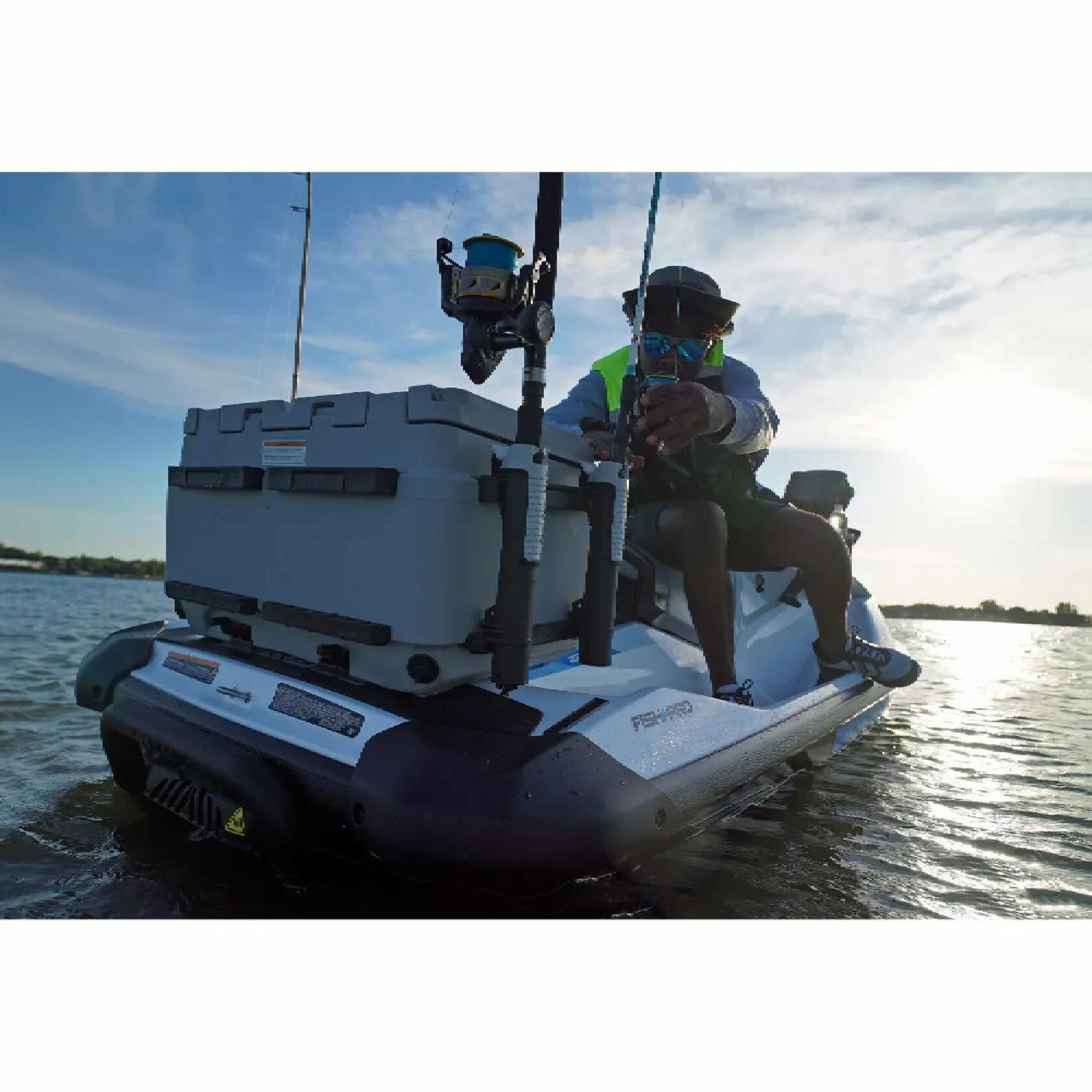 Sea-Doo New OEM LinQ Fishing Rod Holder 13.5 Gallon Cooler 295100795 Jet Ski PWC