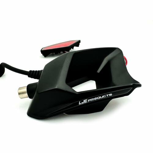 LJE Blizzard Buster for CKX Mission Helmet Safety Light Matte Black BBM-001-00