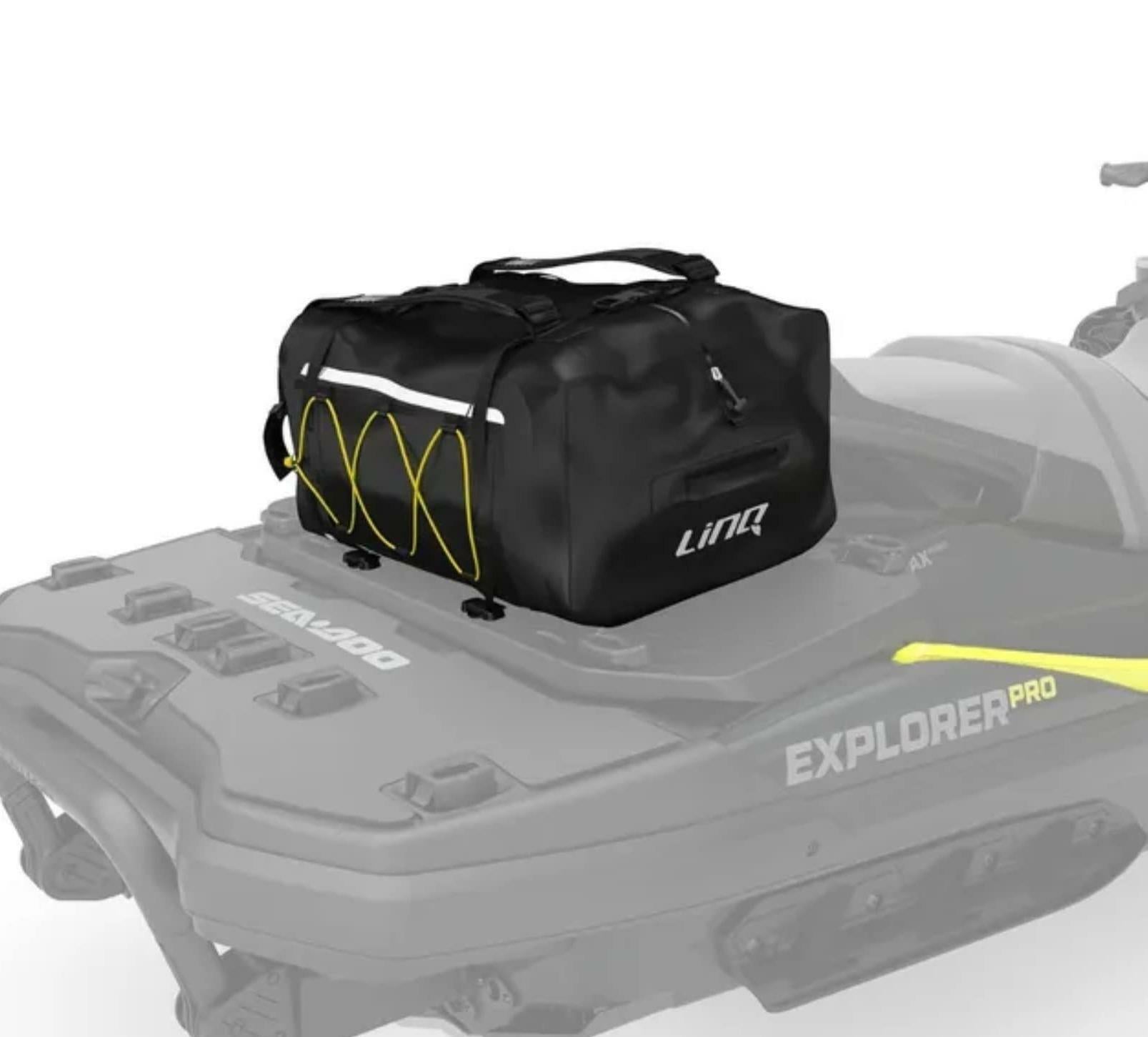 Sea-Doo LinQ Explorer Storage Bag 26 Gal 100L 295101016 Black OEM - Open Box