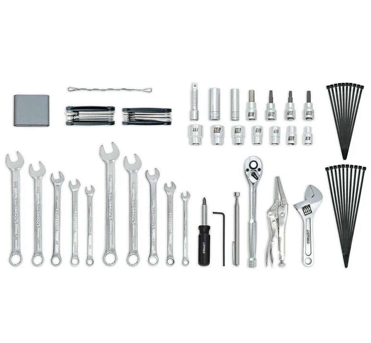 OEM Polaris Burandt Tool Kit Set 3/8" Ratchet w/Carry Bag 2890686 - Indy ProStar