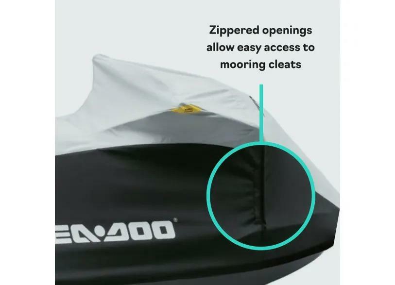 OEM Sea-Doo Trailering Cover BLACK/GREY Fits 2012-2019 GTR 295100723 - Open Box