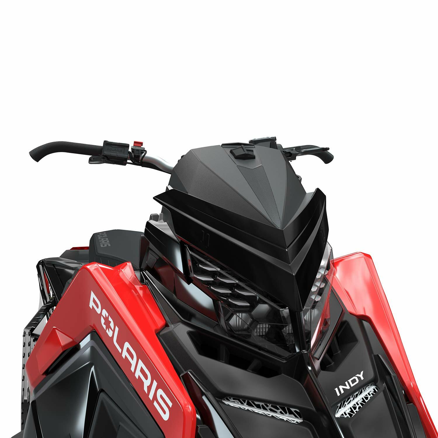 Polaris 2884936-266 Gloss Black Low Windshield Bezel 2023 Indy Switchback 650 850